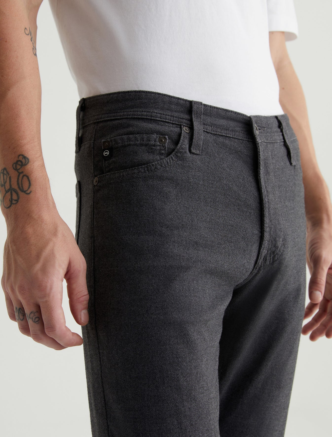 Everett Anthracite Slim Straight Men Bottom Photo 3