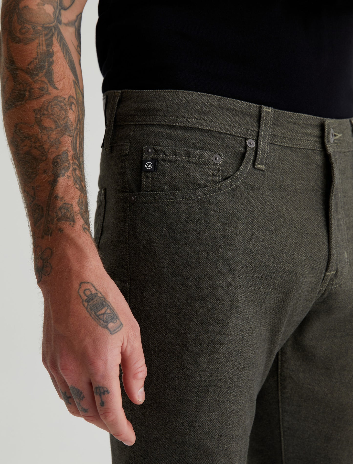 Everett Forest Mist Slim Straight Mens Bottom Photo 3