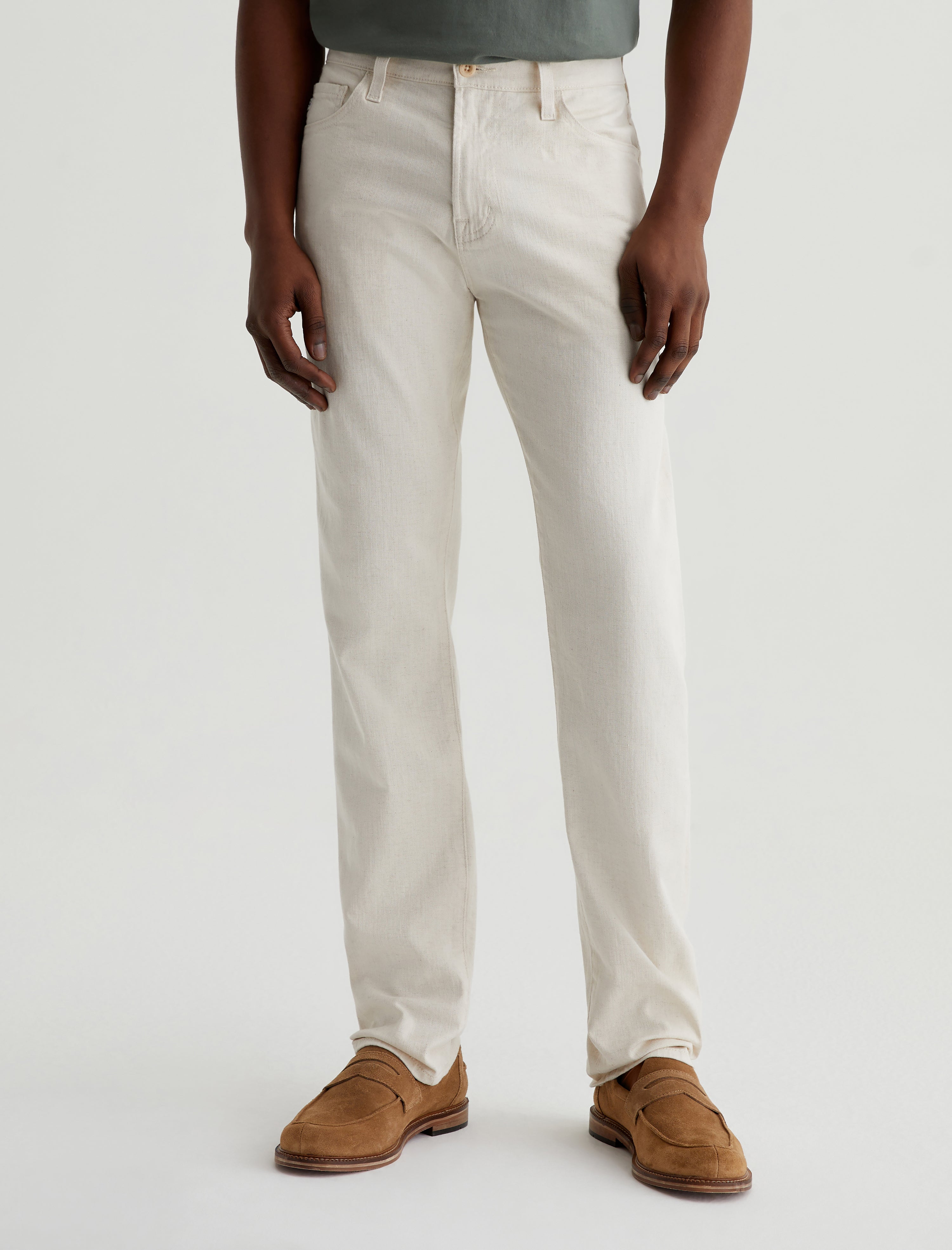 Everett Natural Slim Straight Men Bottom Photo 2