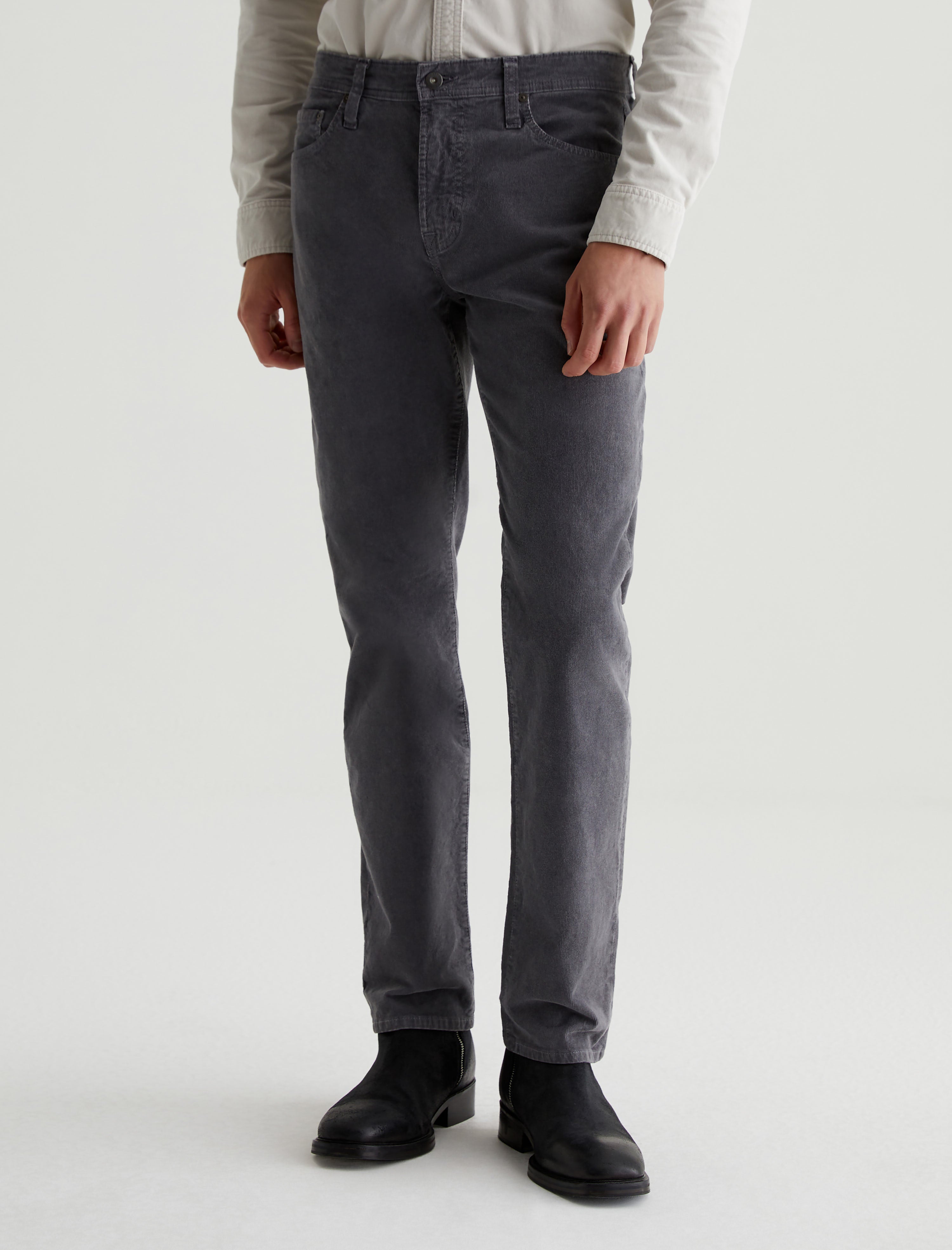 Everett Corduroy Sulfur Berlin Steel Corduroy Slim Straight Men Bottom Photo 2