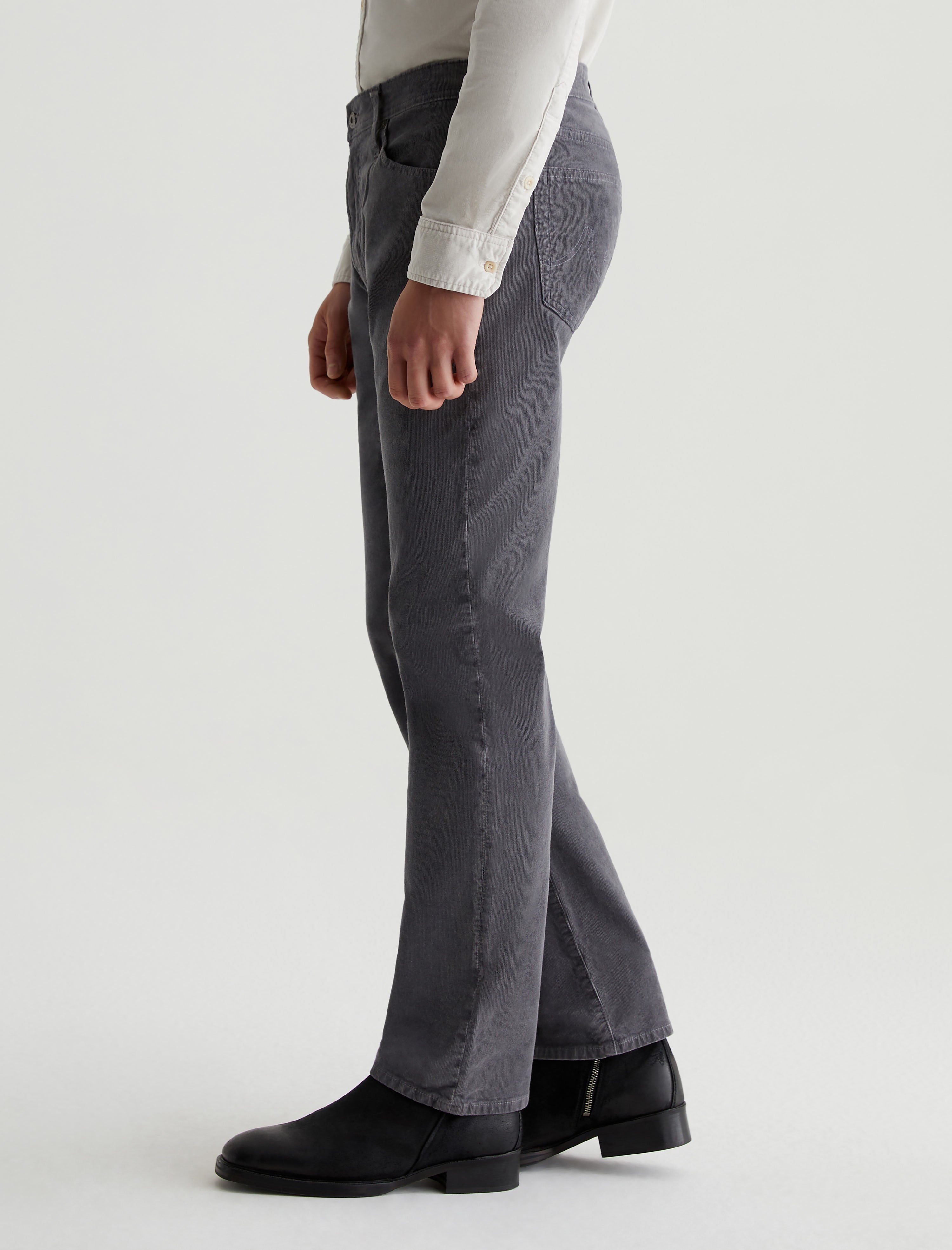 Everett Corduroy Sulfur Berlin Steel Corduroy Slim Straight Men Bottom Photo 5