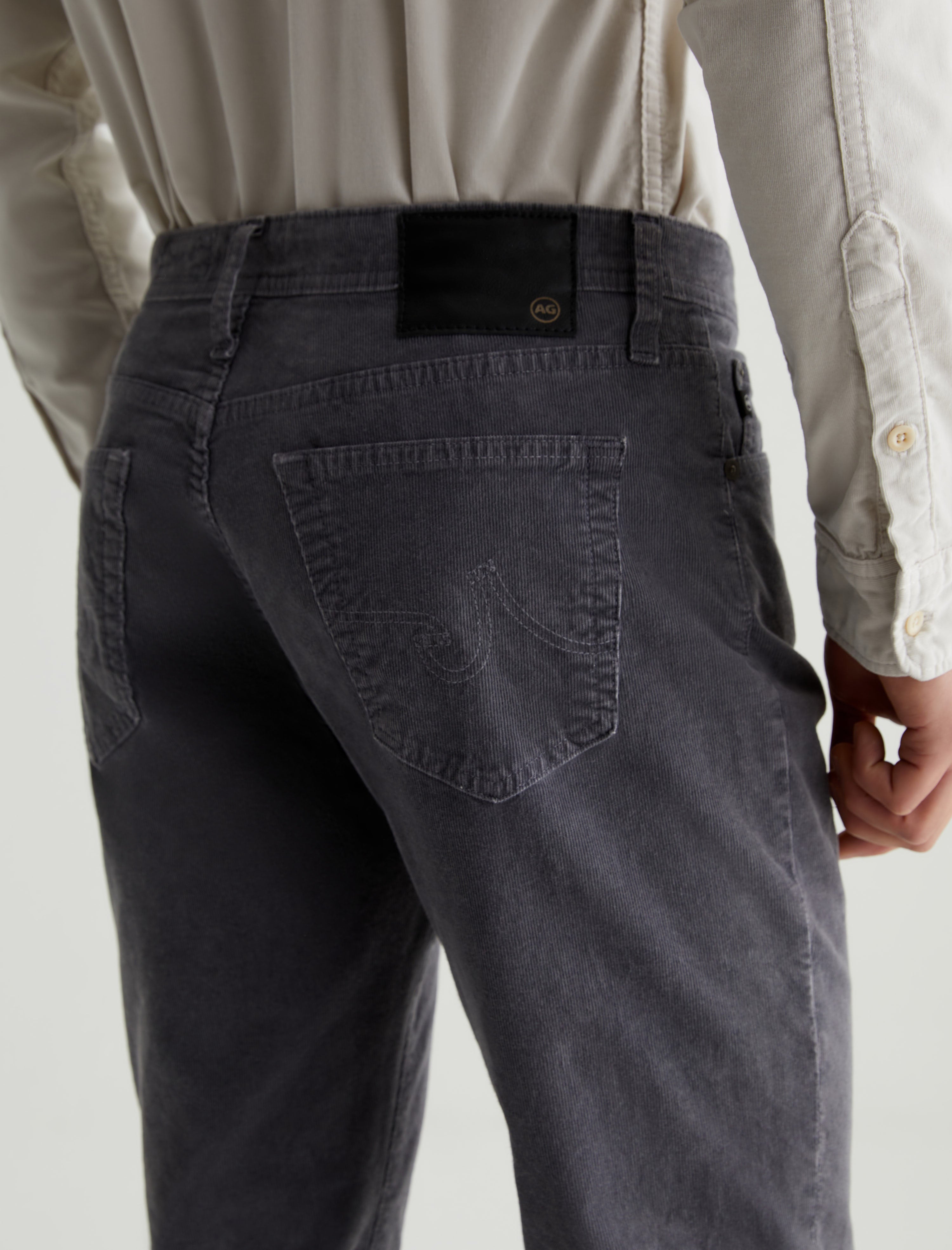 Everett Corduroy Sulfur Berlin Steel Corduroy Slim Straight Men Bottom Photo 6