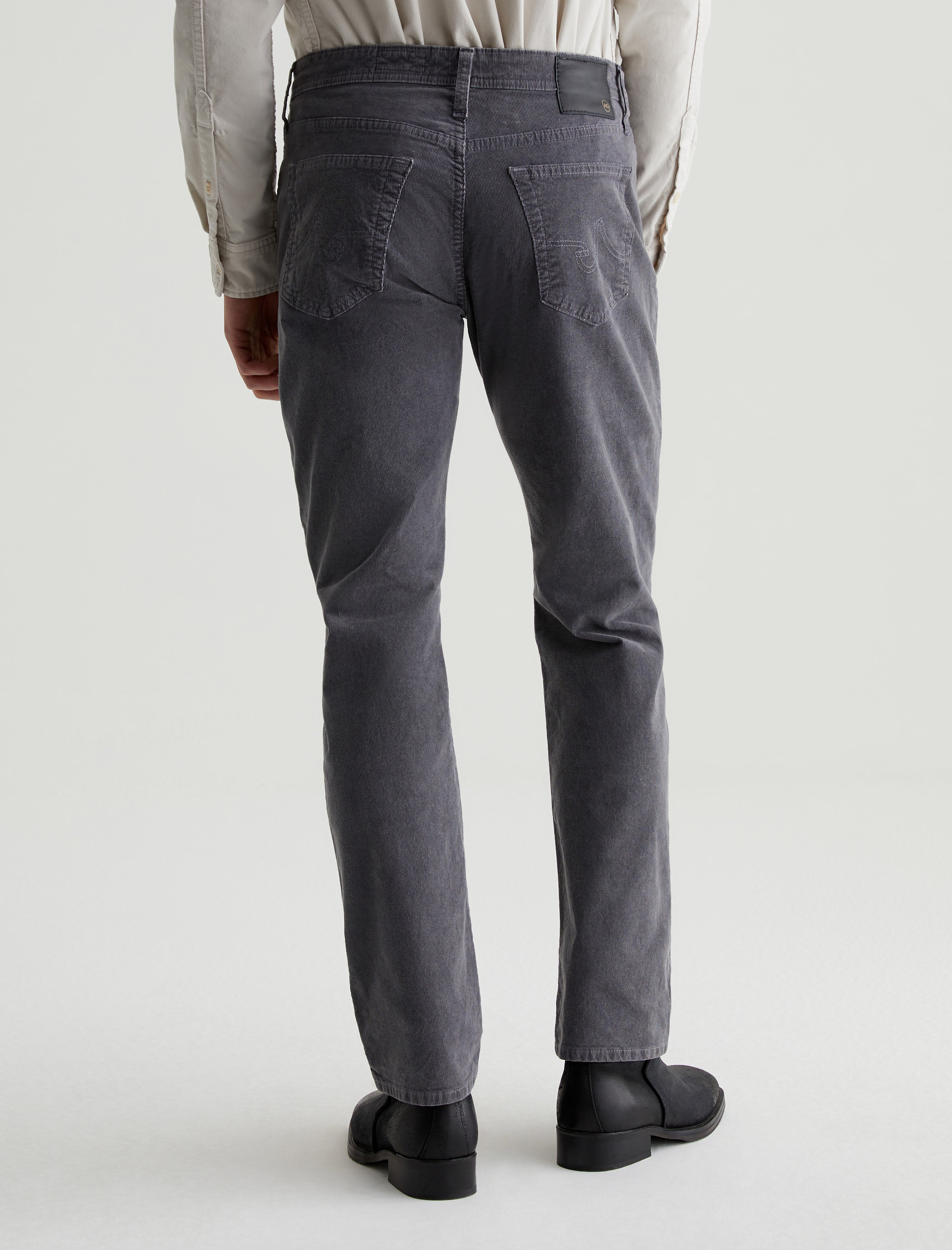 Everett Corduroy Sulfur Berlin Steel Corduroy Slim Straight Men Bottom Photo 7