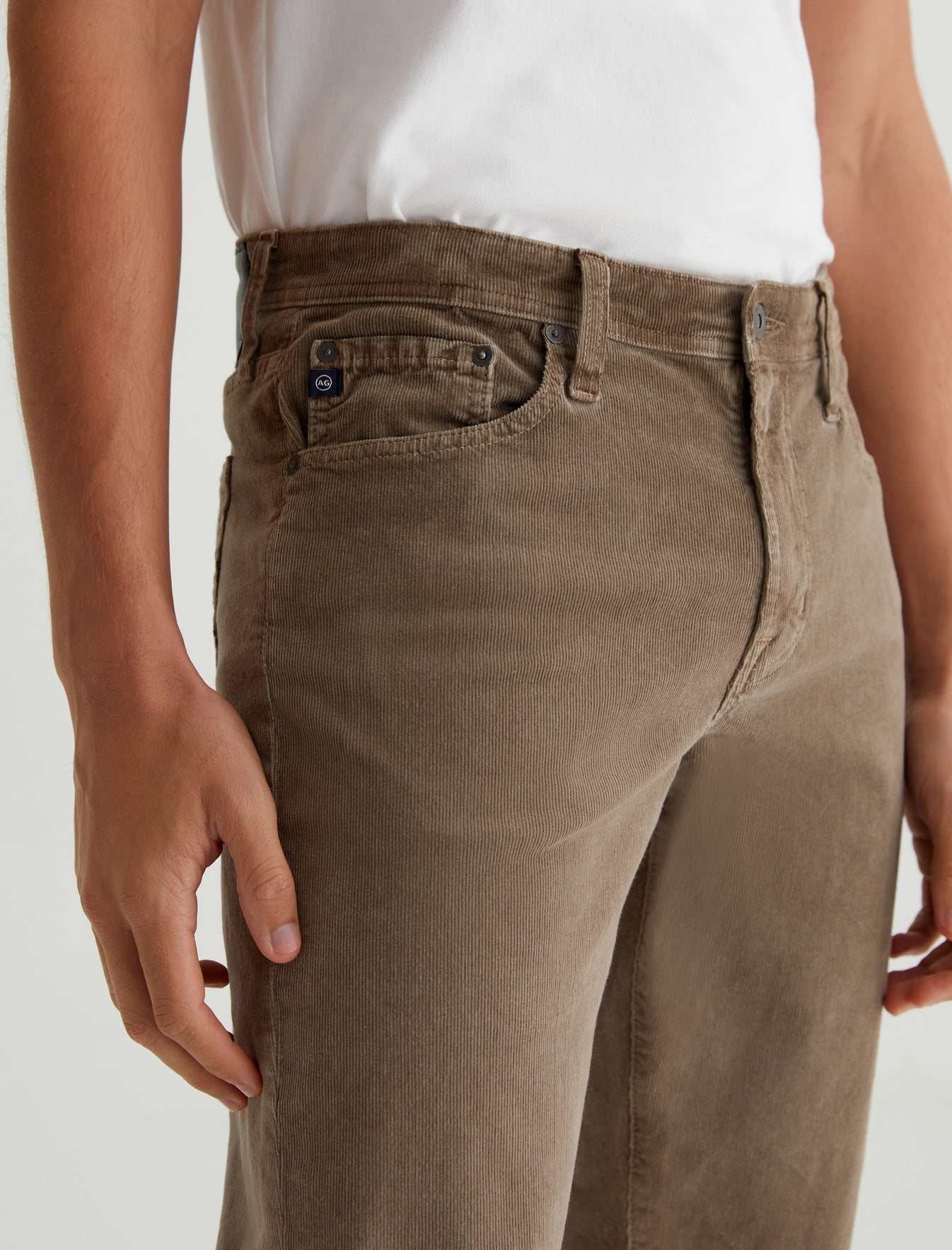Everett Sulfur Wild Mushroom Slim Straight Mens Bottom Photo 3