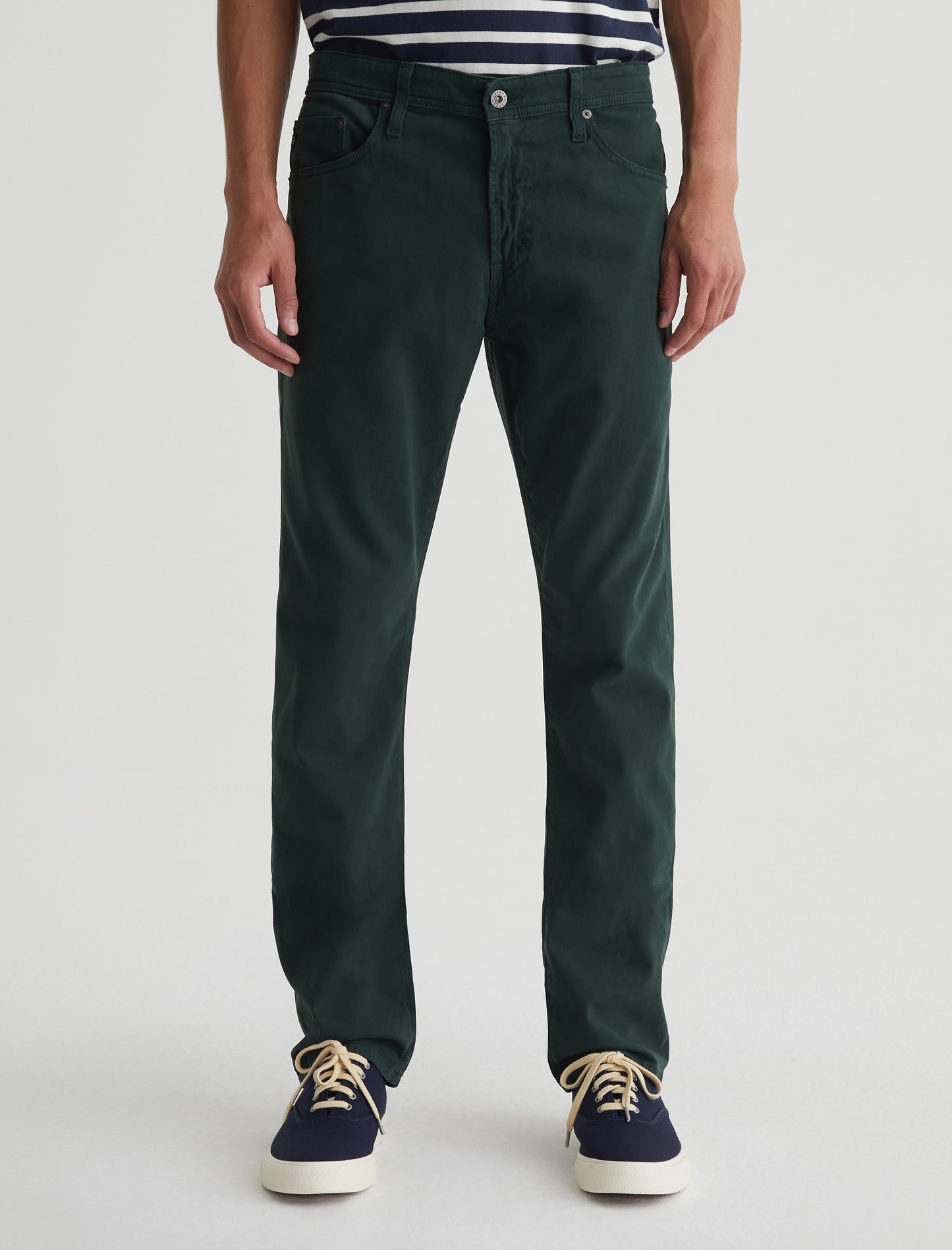 Everett Deep Forest Slim Straight Mens bottom Photo 2