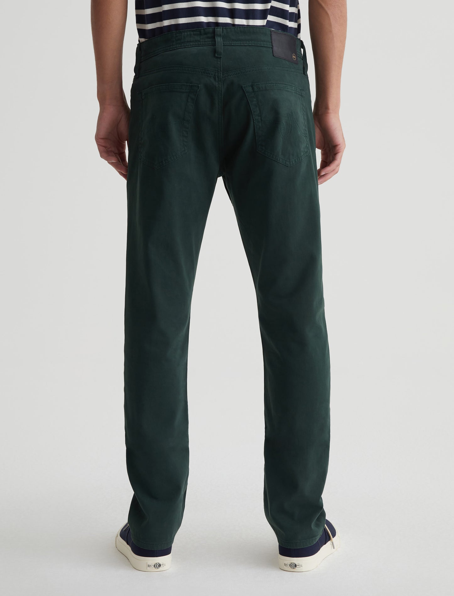 Everett Deep Forest Slim Straight Mens bottom Photo 5
