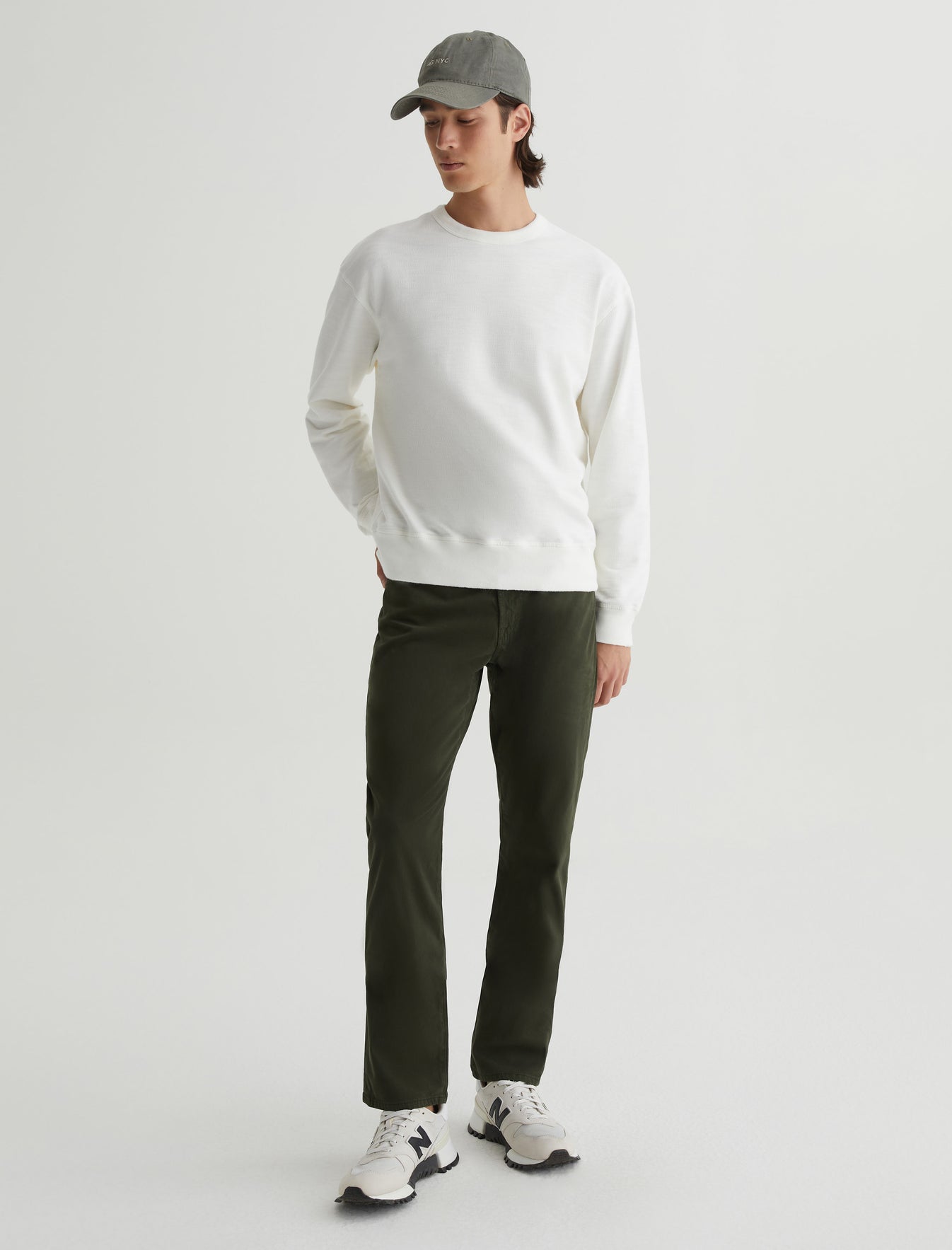 Everett Forest Mist Slim Straight Mens bottom Photo 1