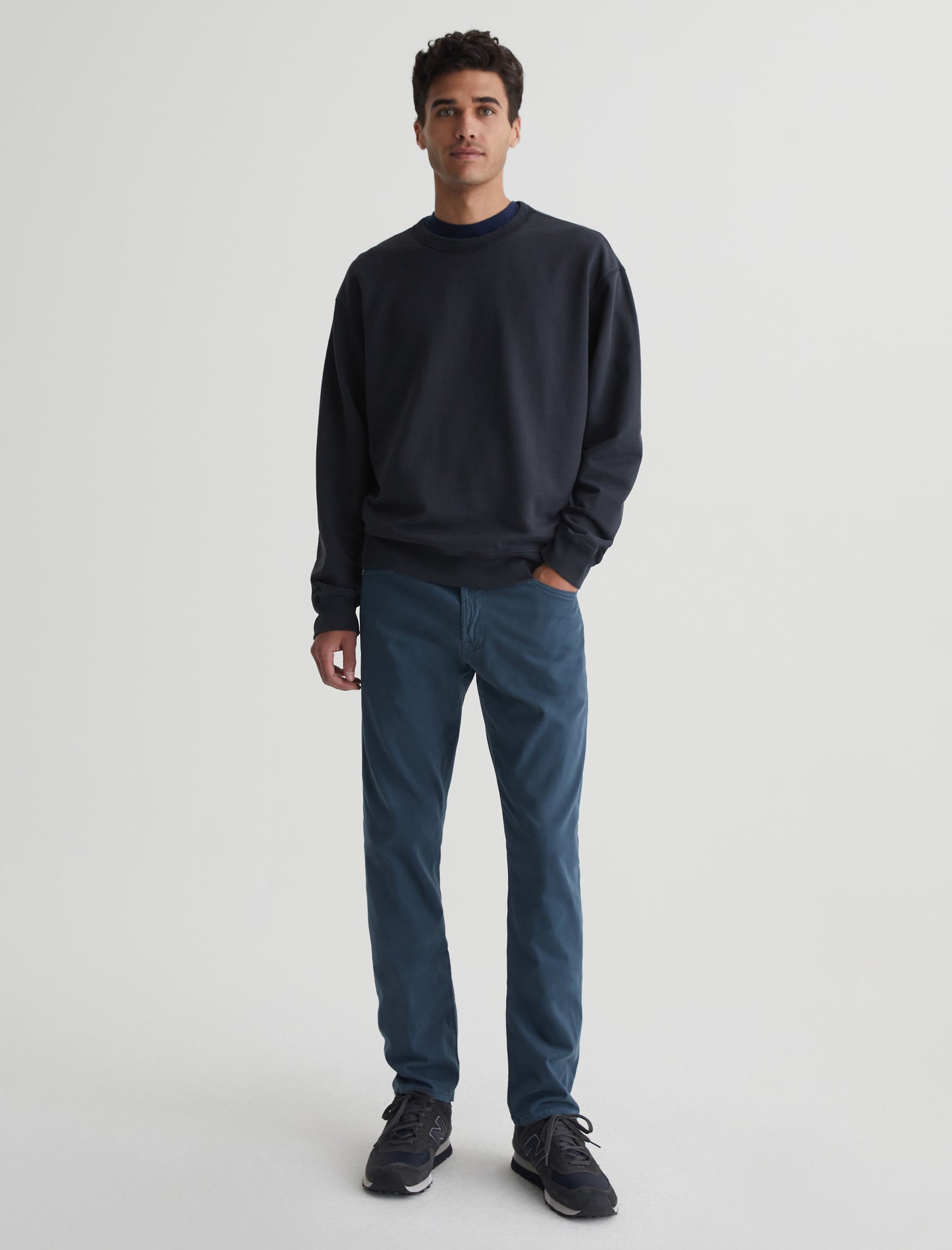 Everett Indigo Dusk Slim Straight Mens bottom Photo 1