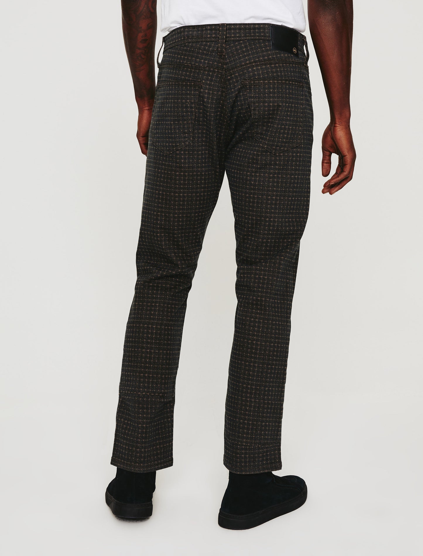 Everett Brant Blue Multi Slim Straight Mens bottom Photo 6