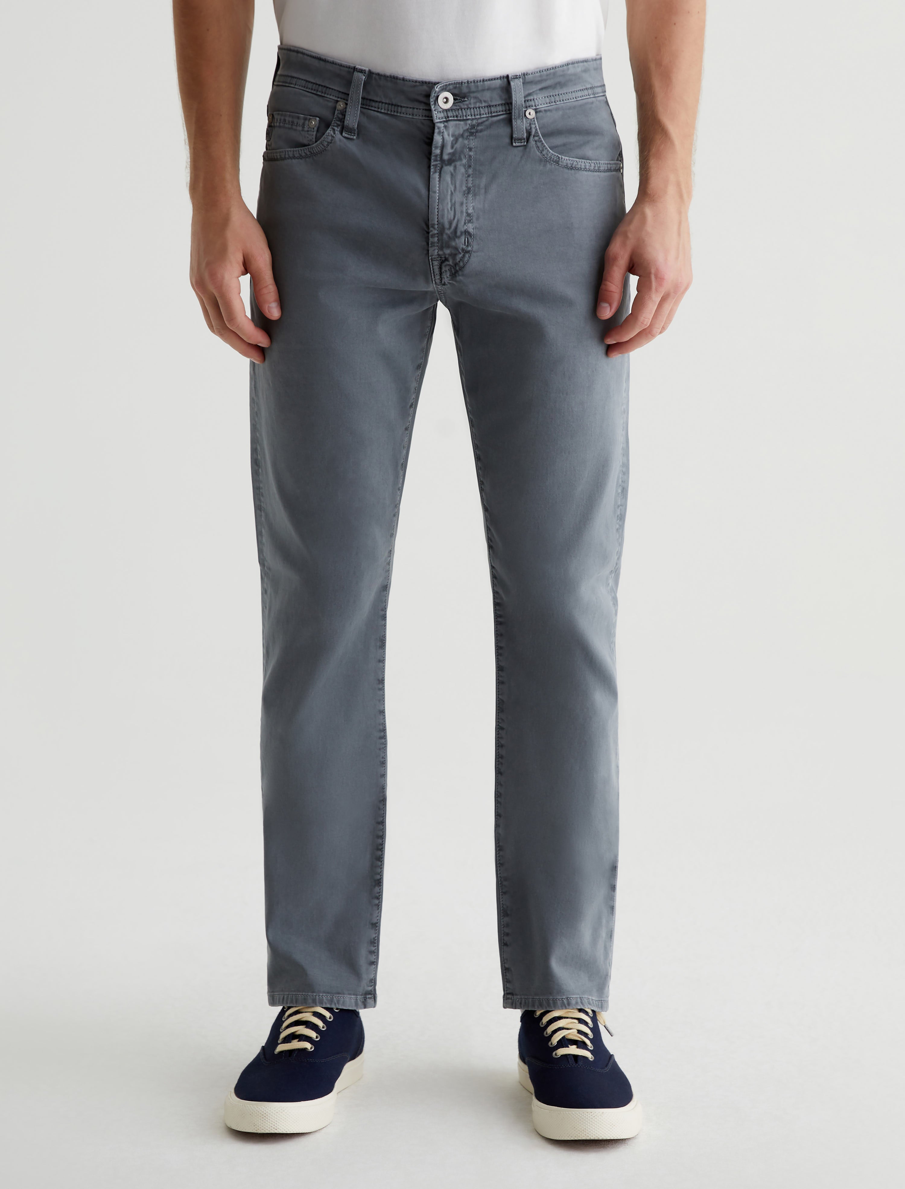 Everett Sud Sulfur Bayside Road Sueded Slim Straight Leg Men Bottom Photo 2