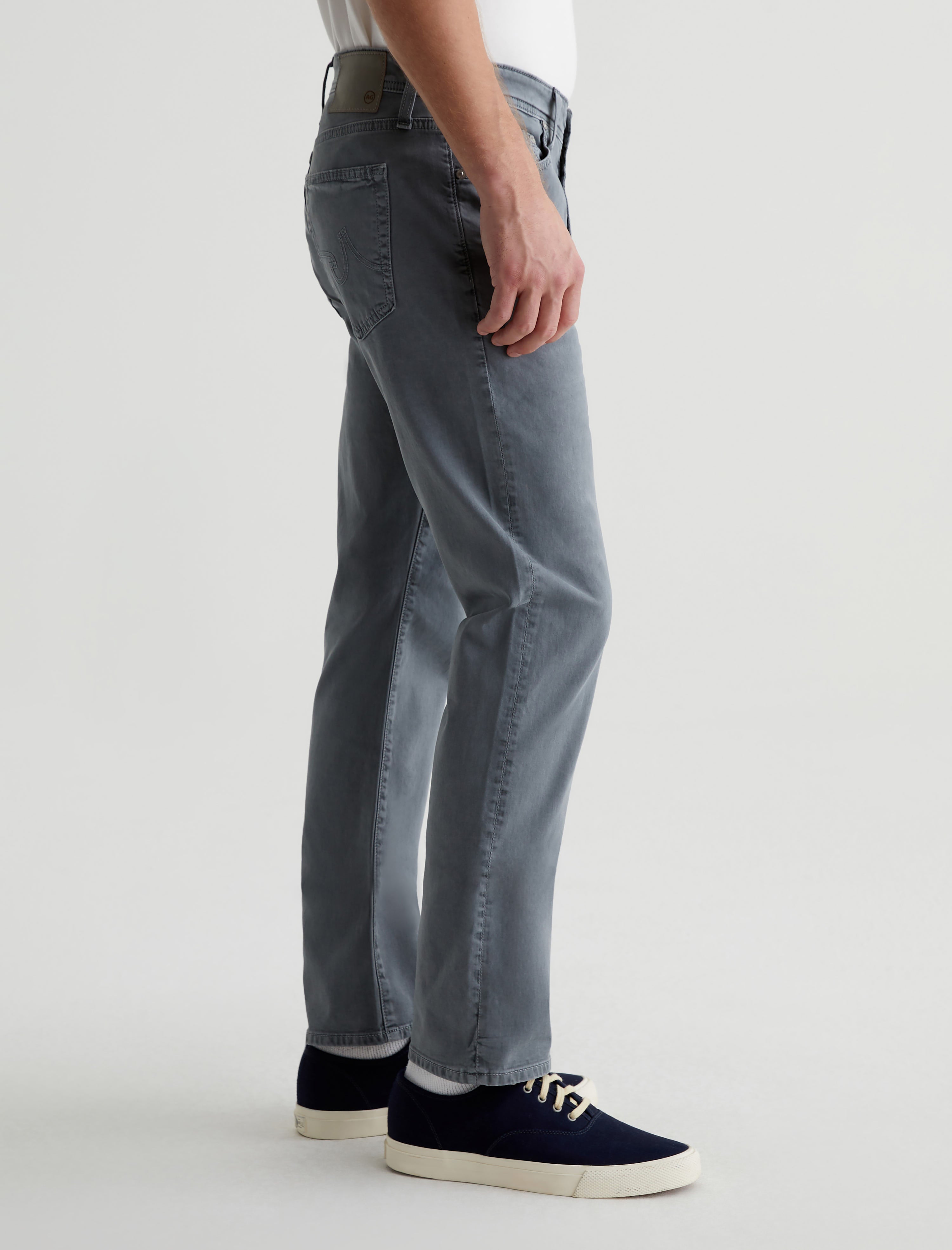 Everett Sud Sulfur Bayside Road Sueded Slim Straight Leg Men Bottom Photo 4