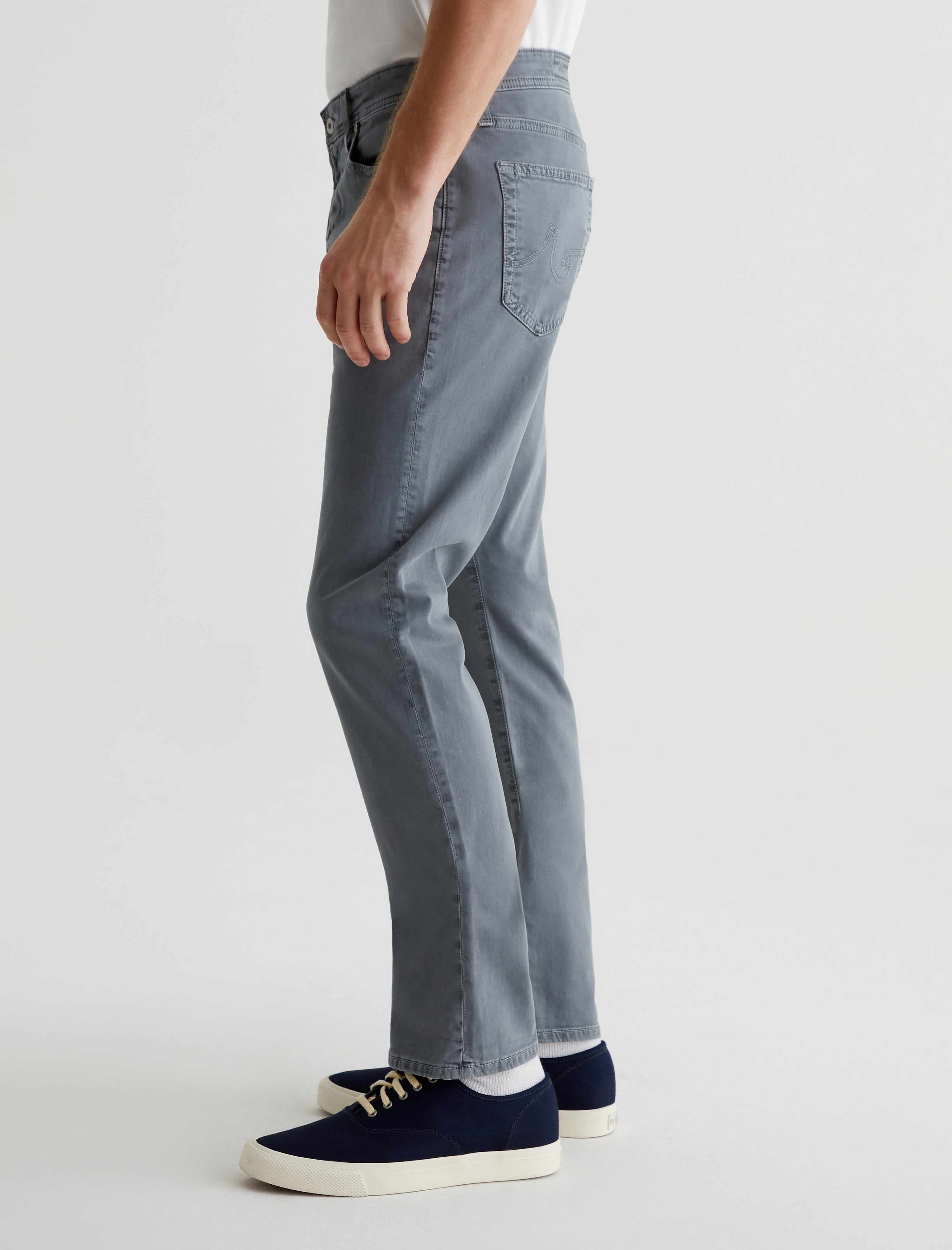 Everett Sud Sulfur Bayside Road Sueded Slim Straight Leg Men Bottom Photo 5