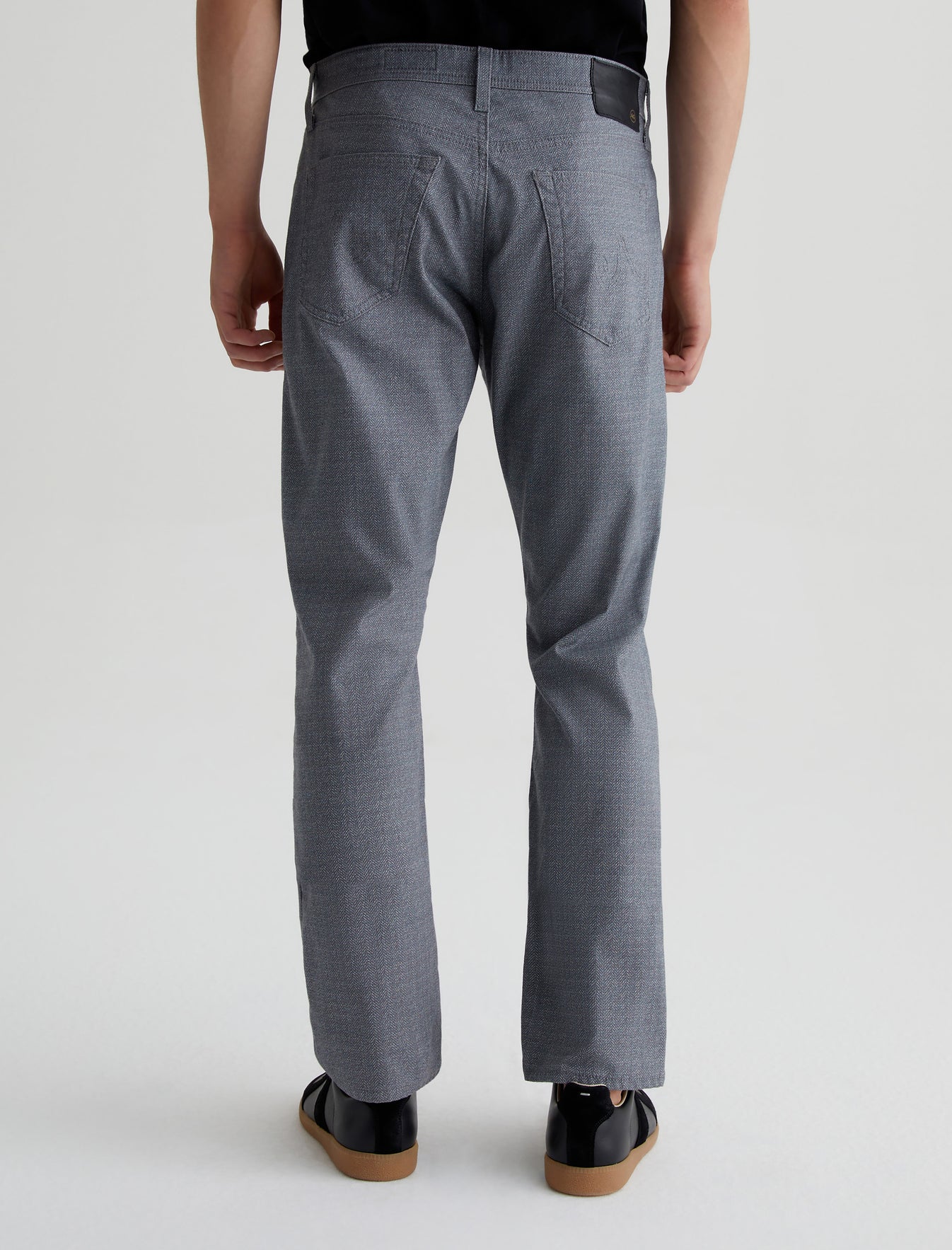 Everett Delorean Grey Multi Slim Straight Mens bottom Photo 6