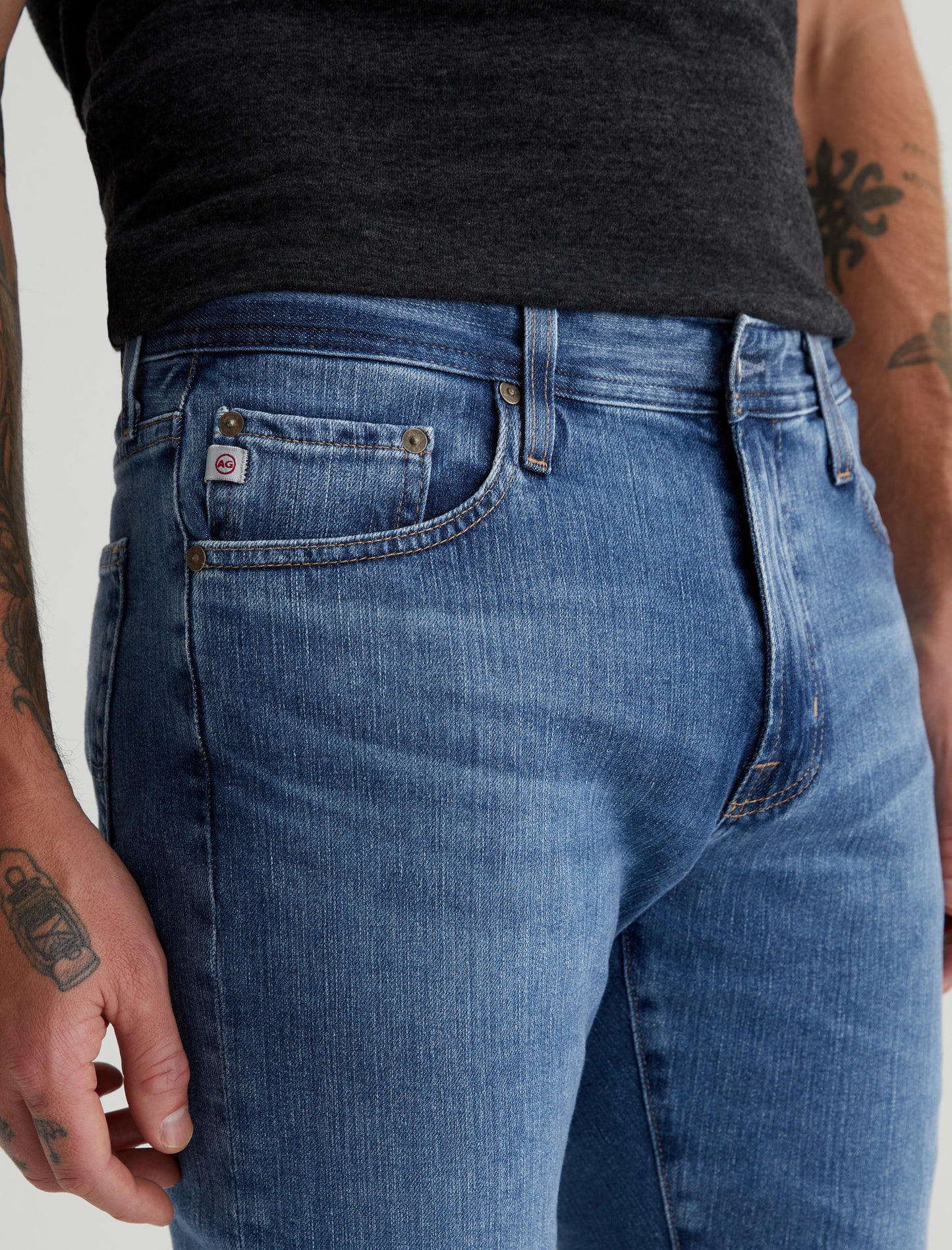 Everett Vapor Wash Johansson Slim Straight Mens Bottom Photo 3
