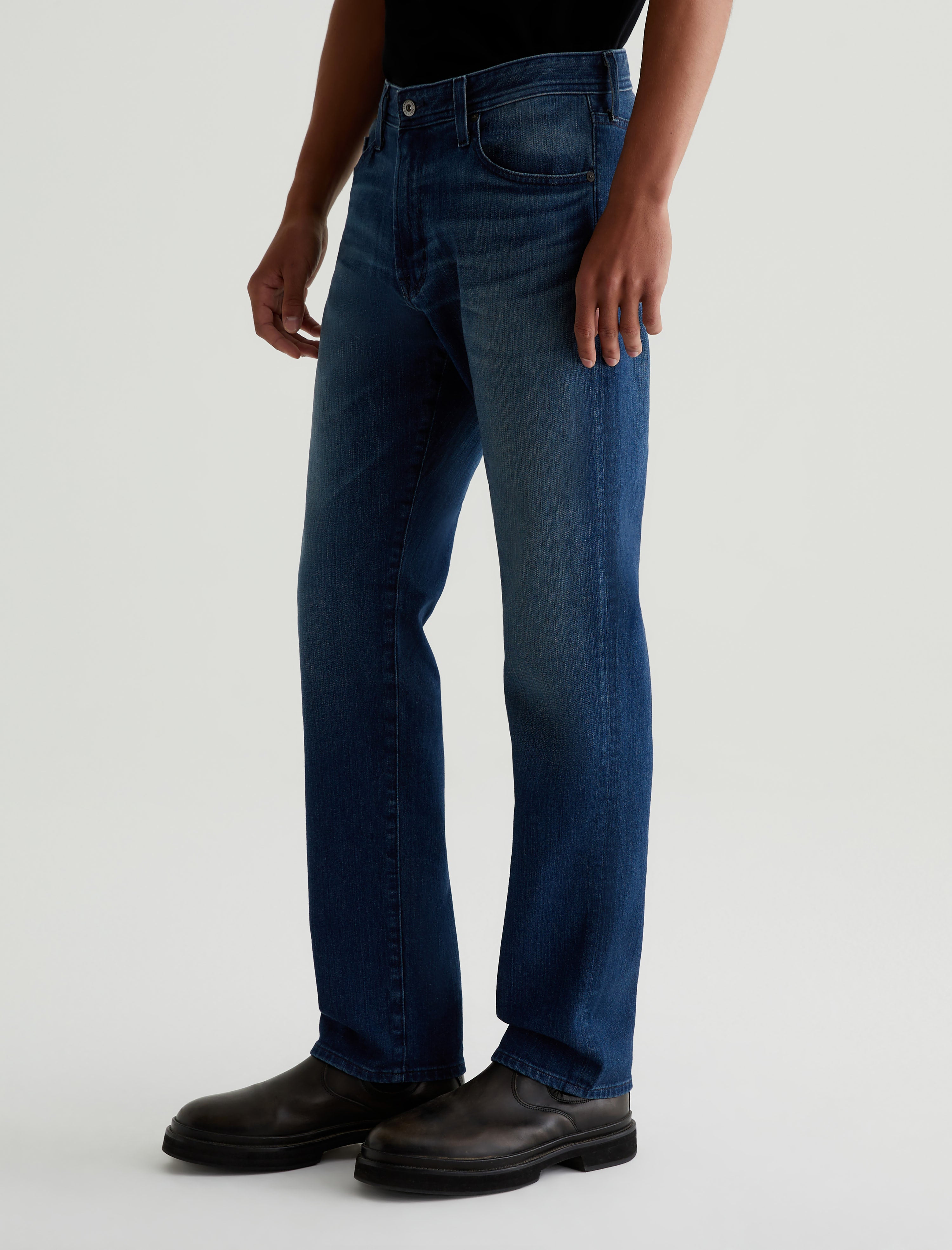 Everett 360° Museum Slim Straight Fit 360° Stretch Denim Men Bottom Photo 5