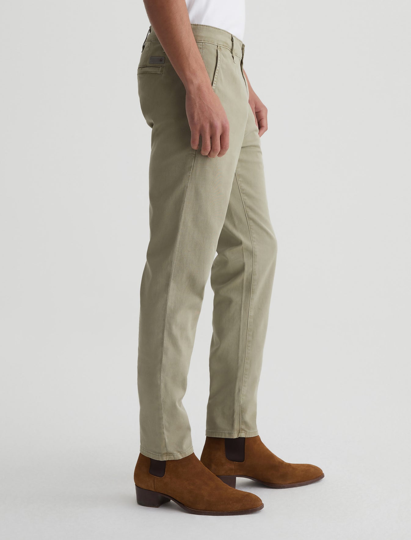 Jamison Sulfur Dried Rosemary Skinny Trouser Men Bottom  Photo 2