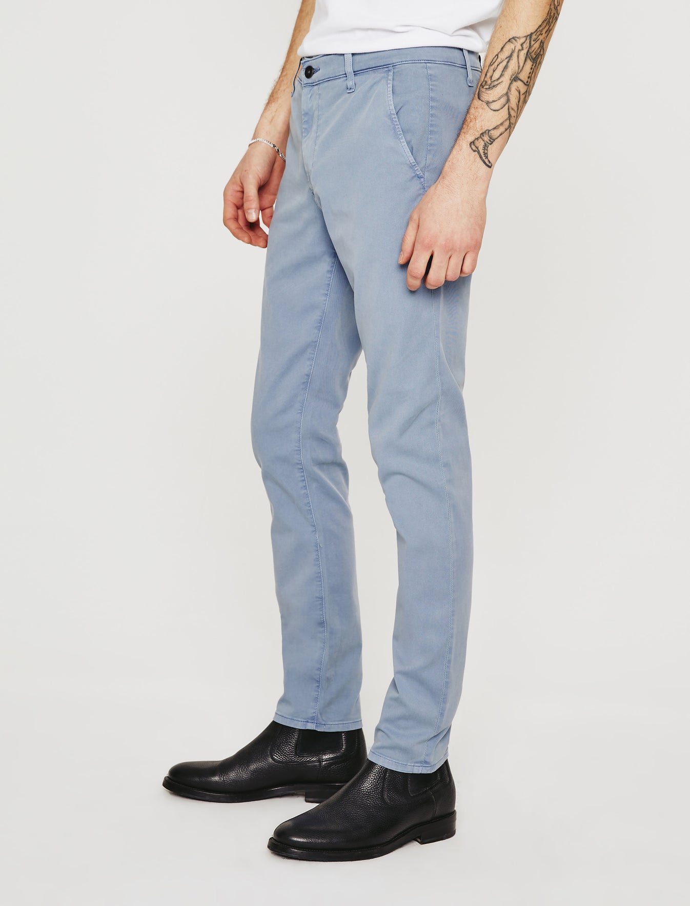 Jamison Sulfur Worn Indigo Skinny Trouser Men Bottom Photo 4