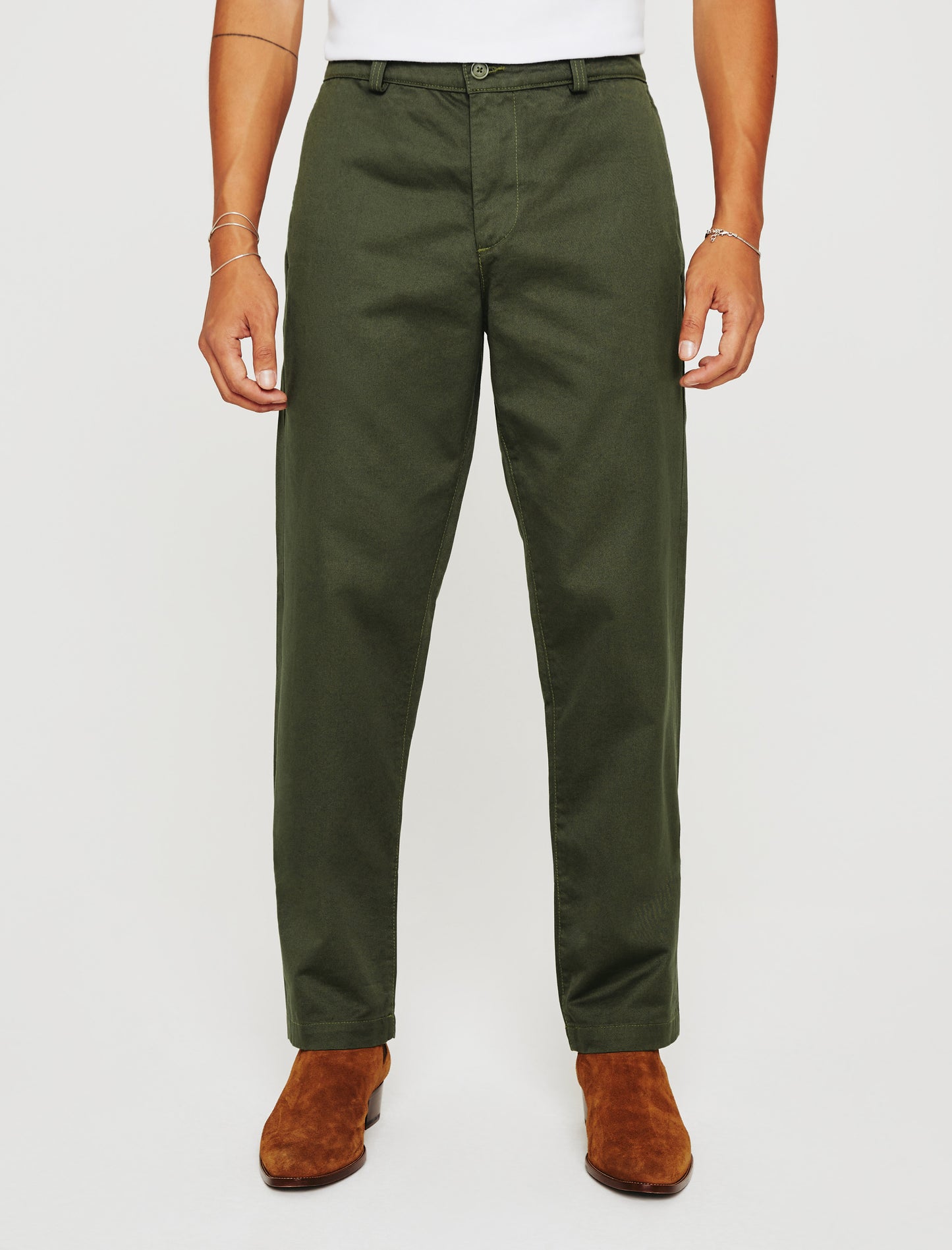 Lochlan Trouser Olive Tree Relaxed Straight Mens bottom Photo 2