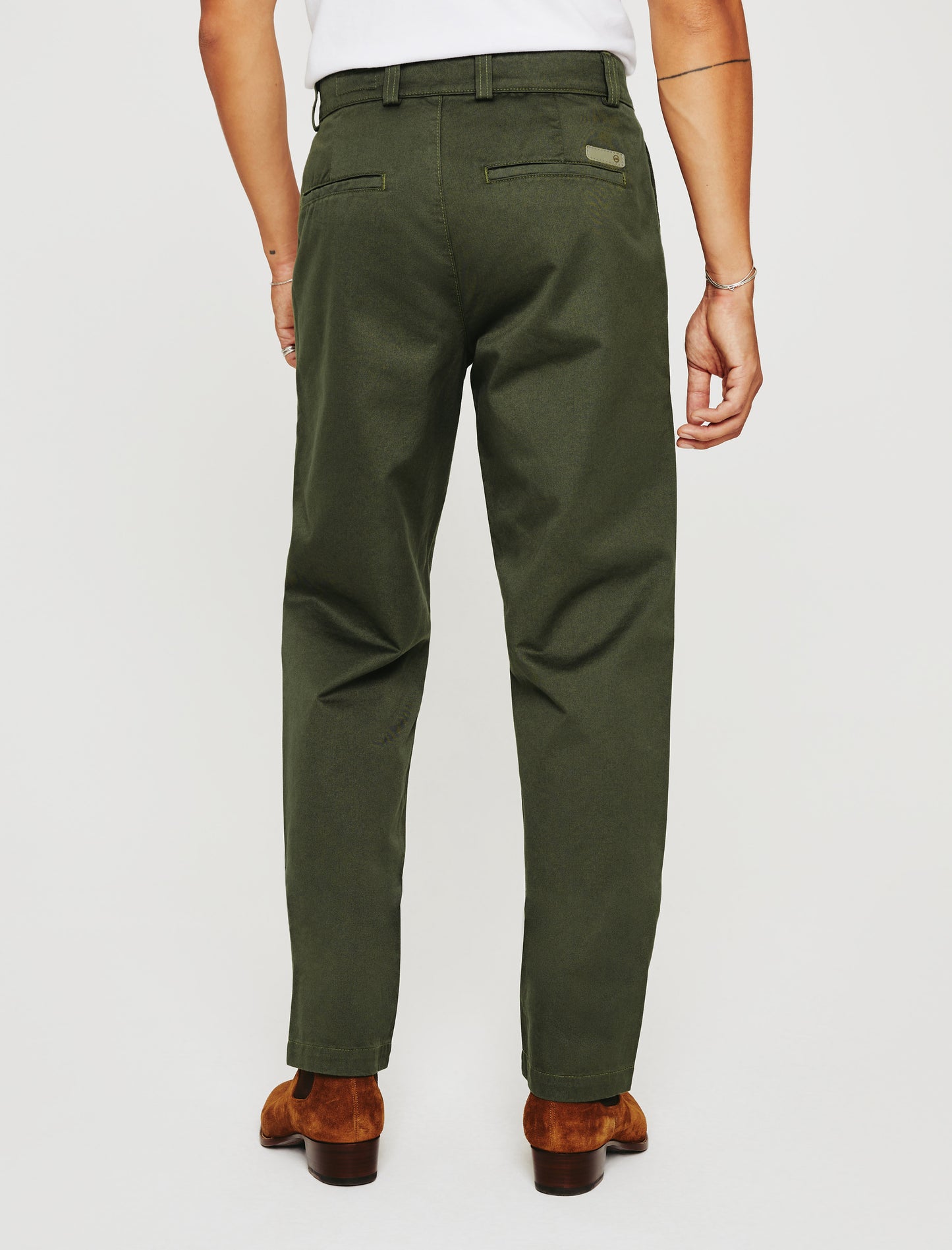 Lochlan Trouser Olive Tree Relaxed Straight Mens bottom Photo 6
