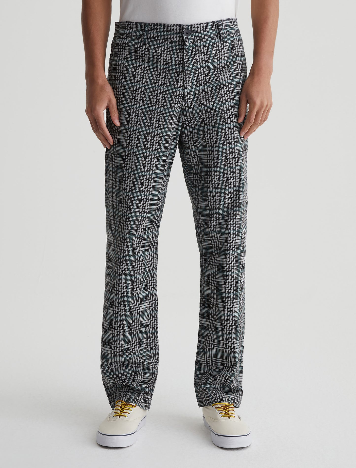 Lochlan Trouser Rue Green Multi Relaxed Straight Mens bottom Photo 2