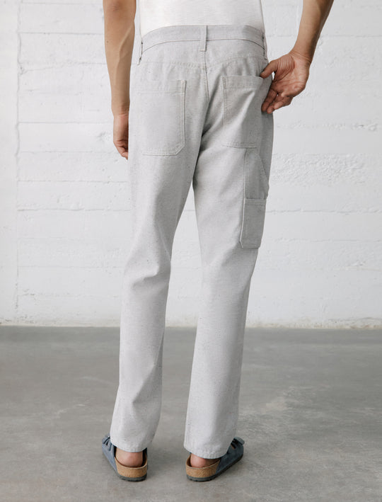 Wells Carpenter Reclaimed Taupe Relaxed Tapered Mens bottom Photo 6