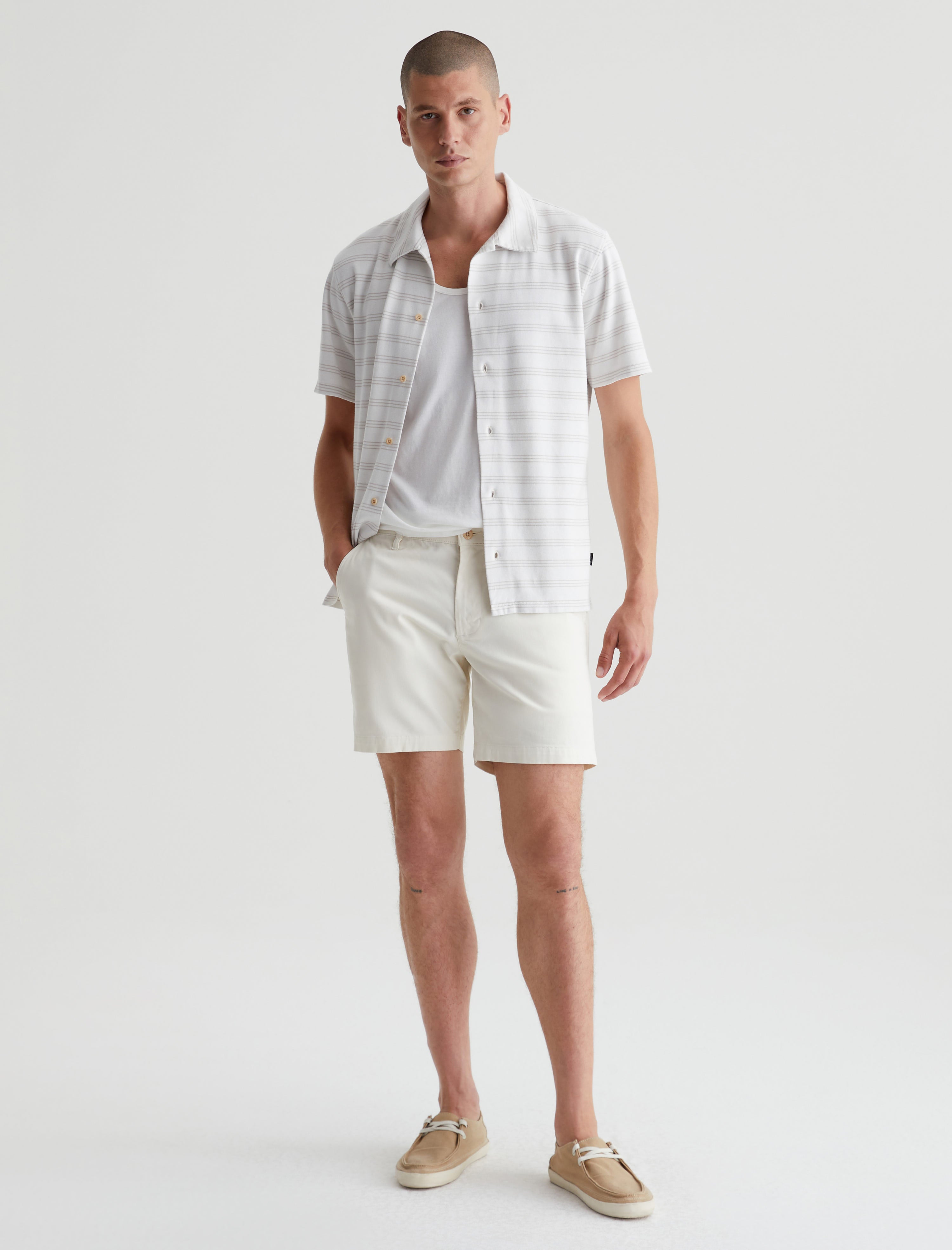 Cipher Short Coconut Milk Slim Short Men Bottom Photo 1