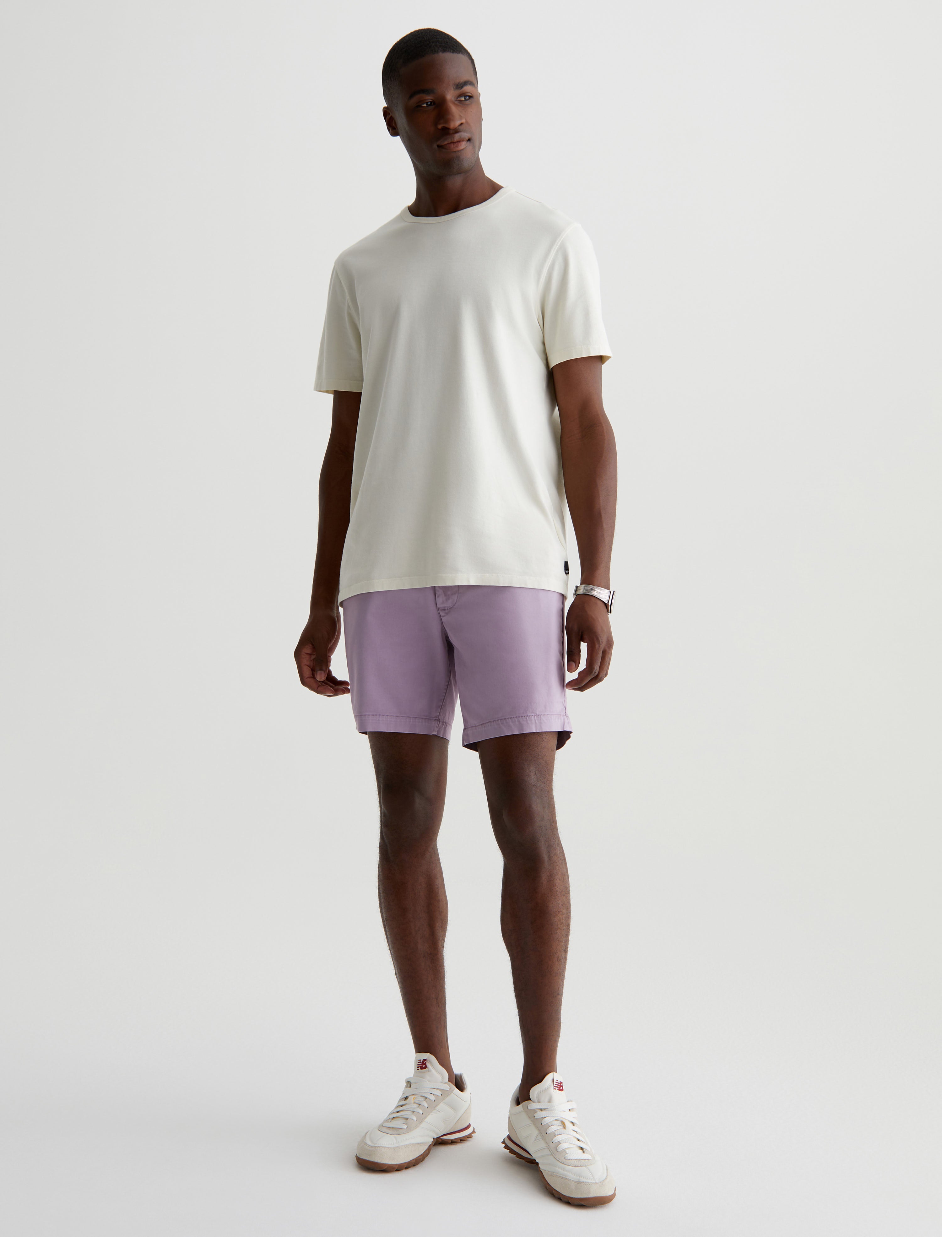 Cipher Short Sulfur Violet Dusk Slim Short Men Bottom Photo 1