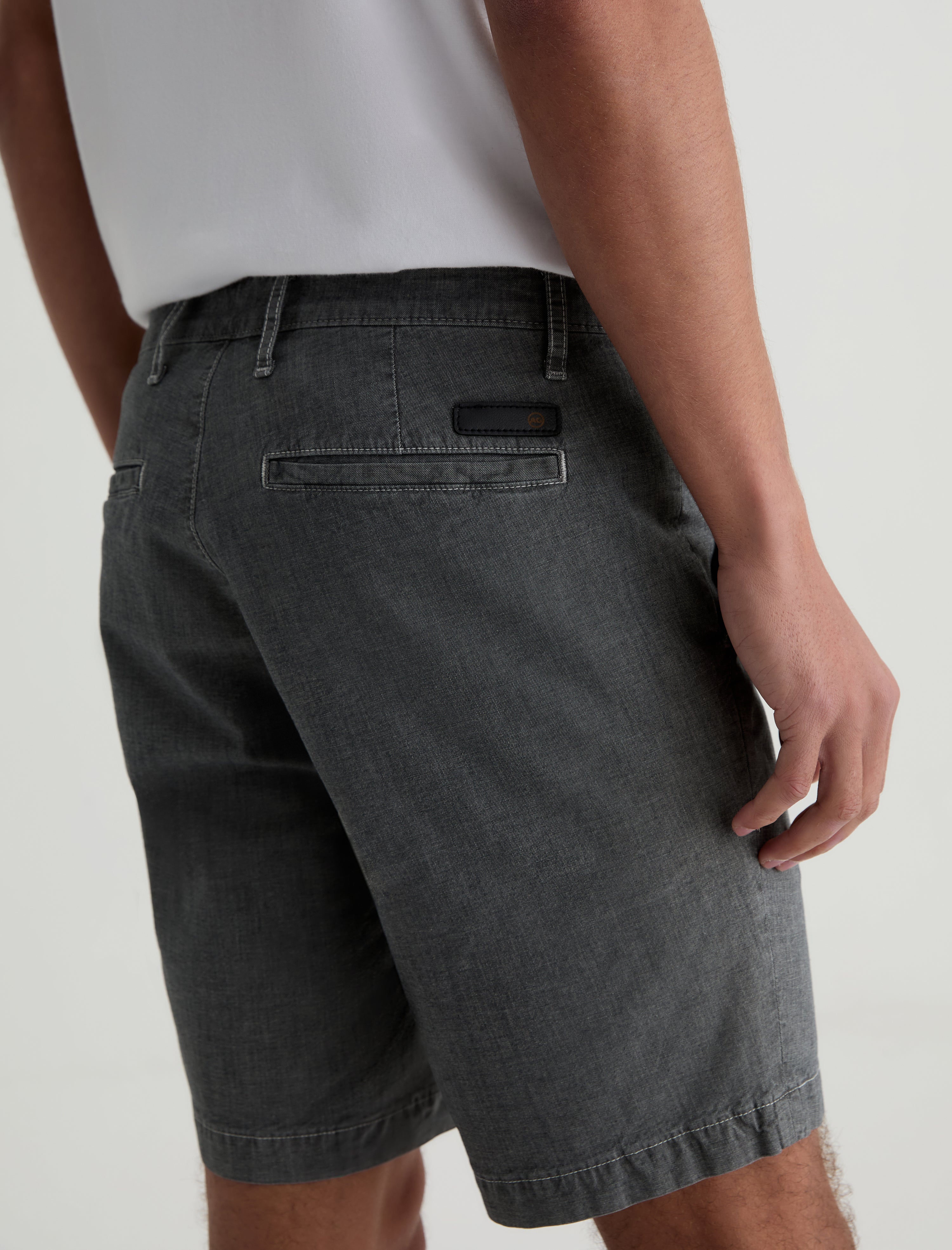 Cipher Short Heathered Storm Grey Slim Short Men Bottom Photo 6