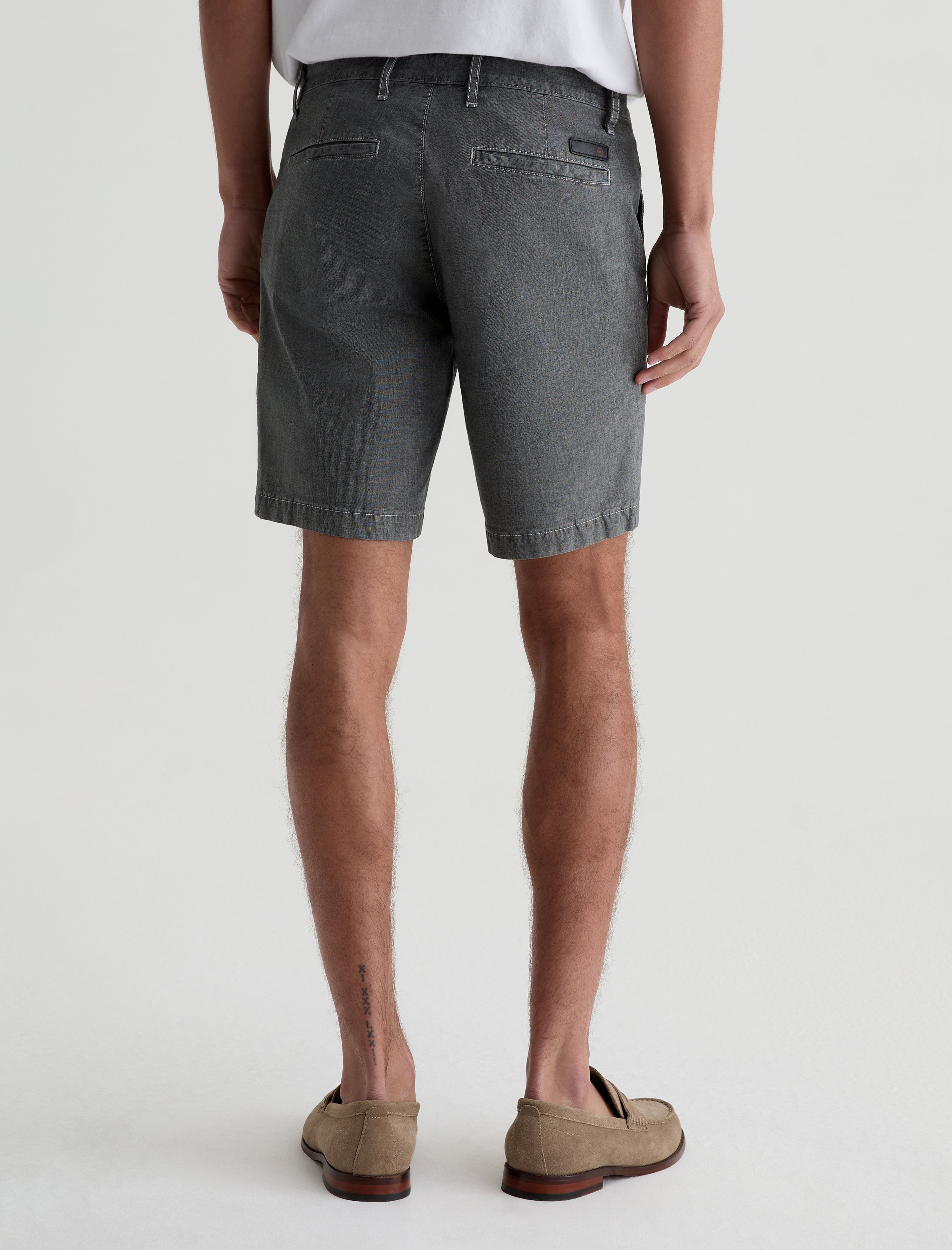 Cipher Short Heathered Storm Grey Slim Short Men Bottom Photo 7