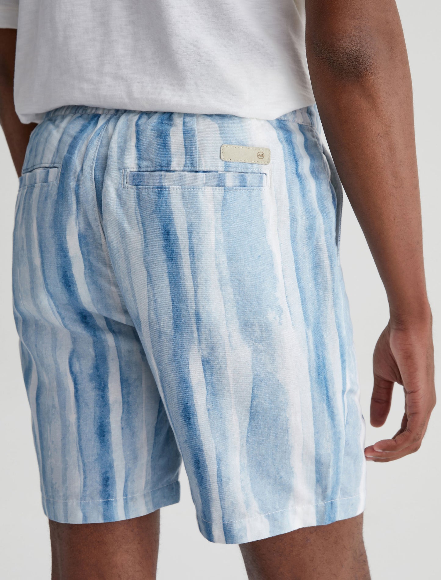 Paxton Draw-Cord Brush Strokes Clear Skies Sport Short Mens bottom Photo 5