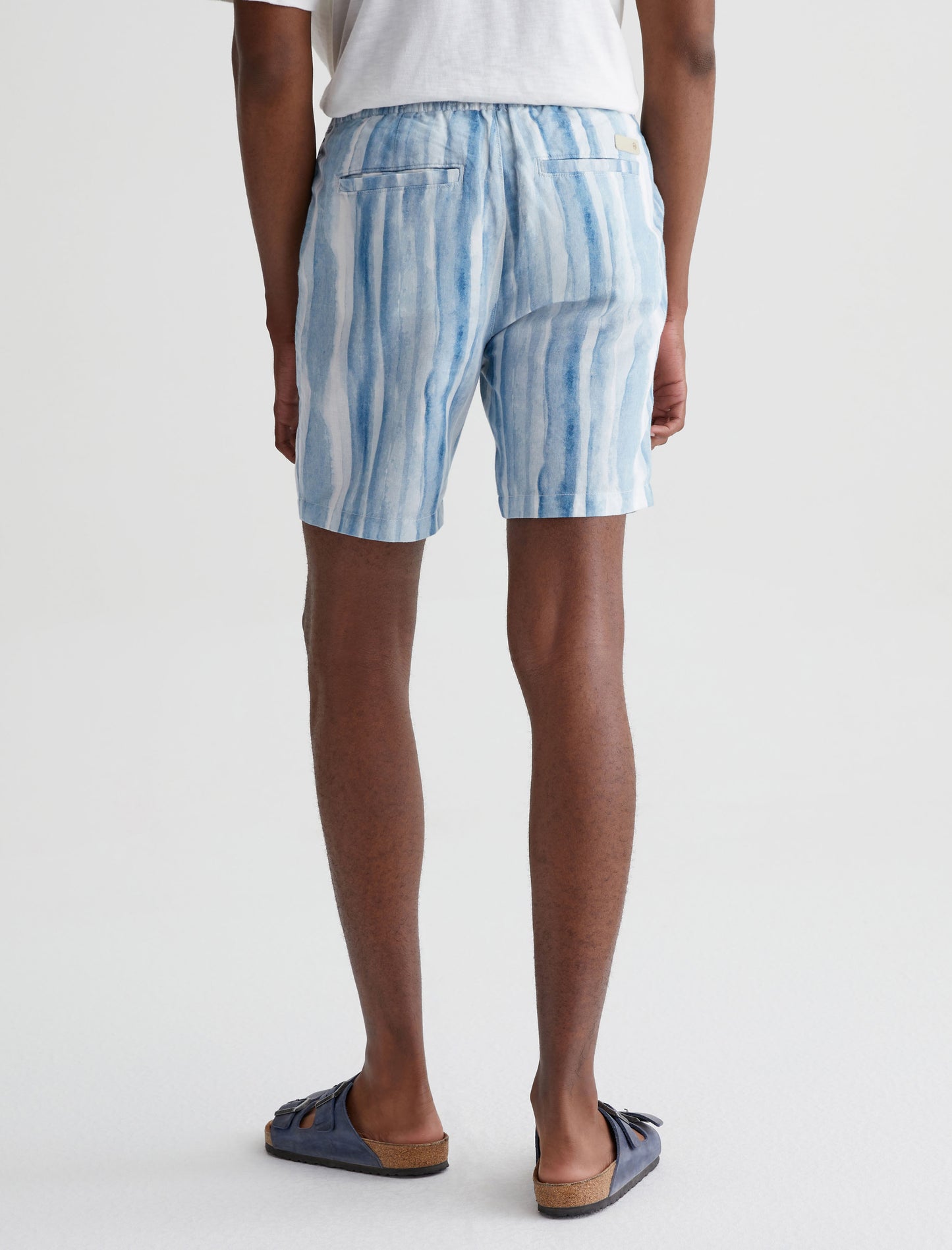 Paxton Draw-Cord Brush Strokes Clear Skies Sport Short Mens bottom Photo 6