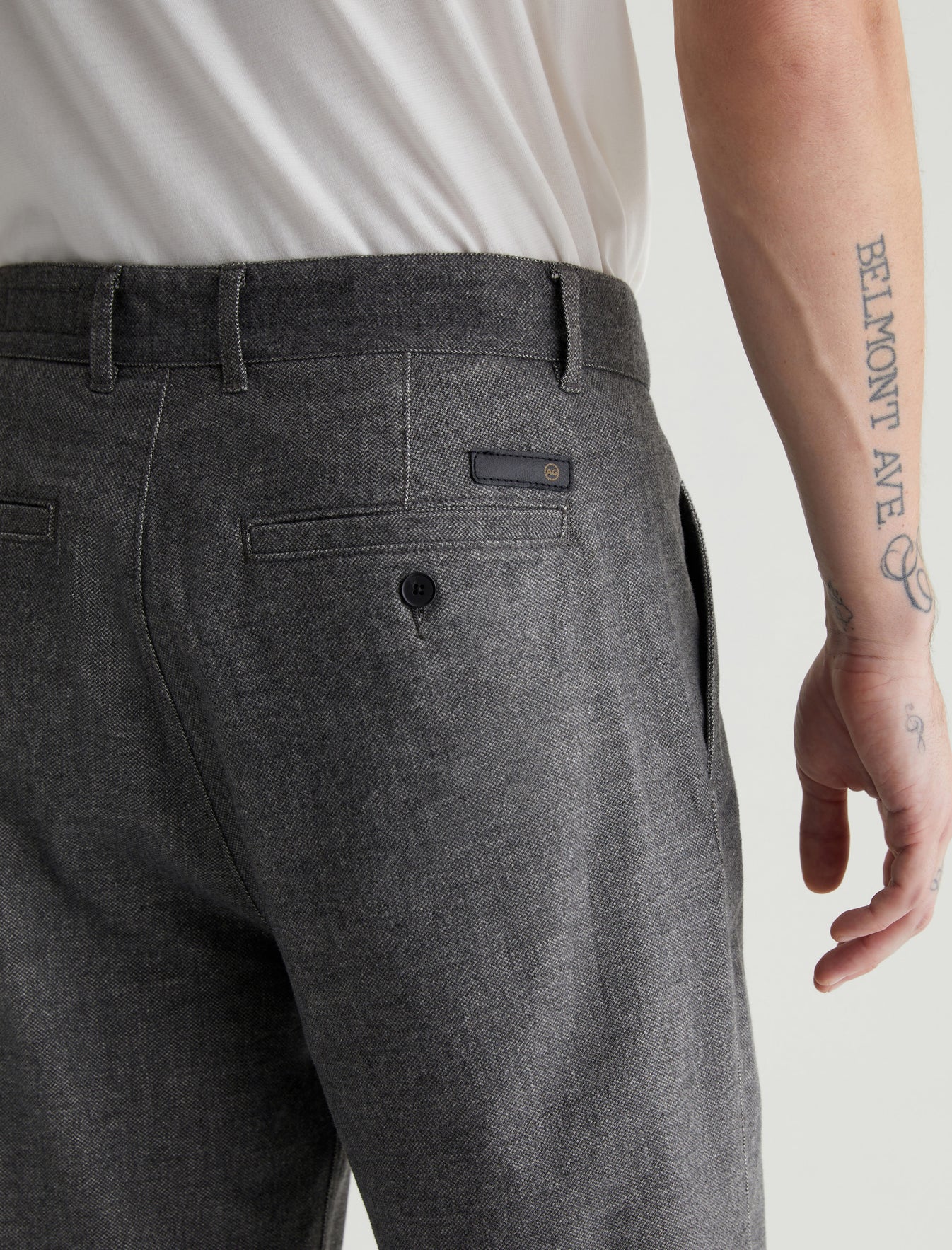 Dane Static Grey Pleated Trouser Photo 5