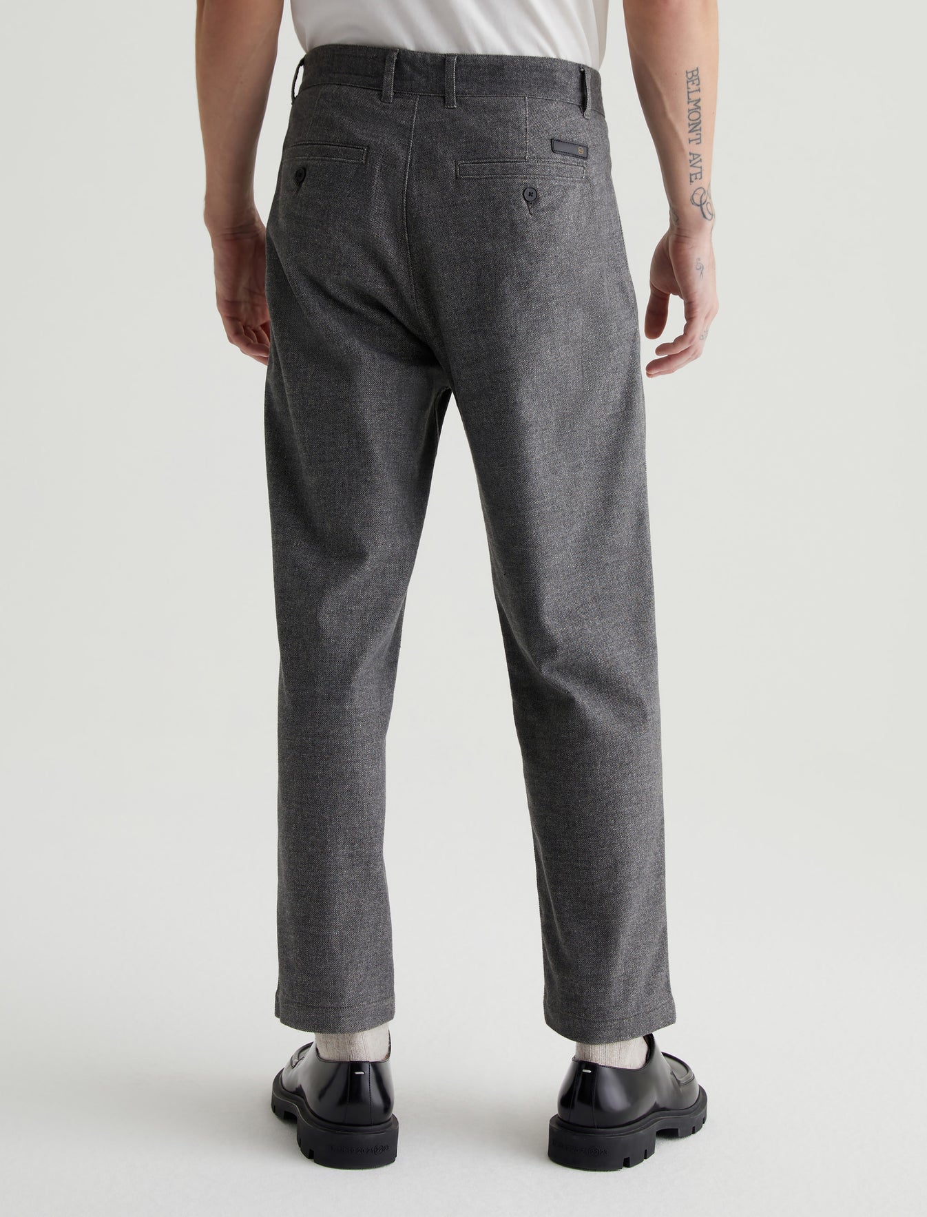 Dane Static Grey Pleated Trouser Photo 6