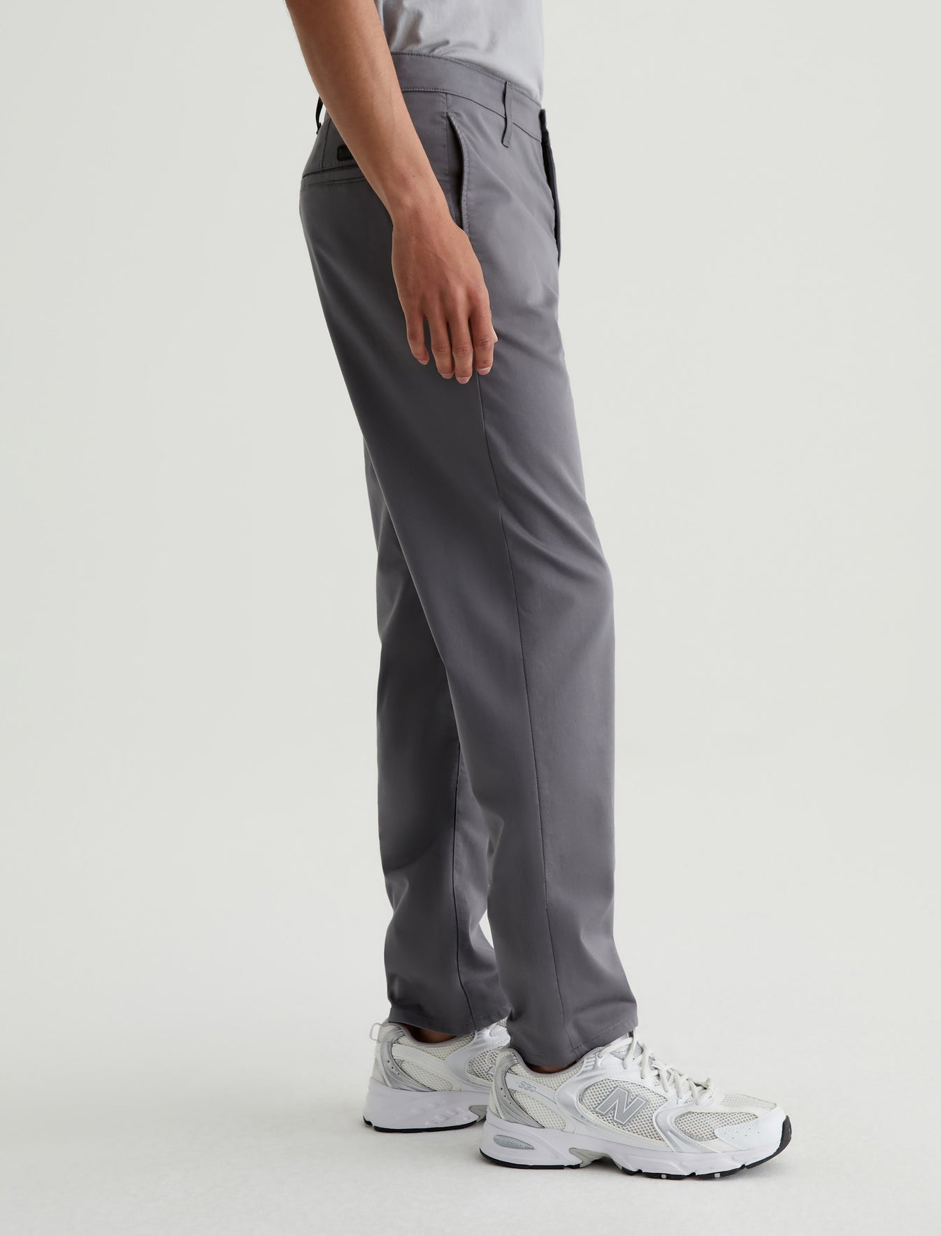 Kullen Performance Folkestone Grey Airluxe™ Slim Trouser Men Bottom Photo 5