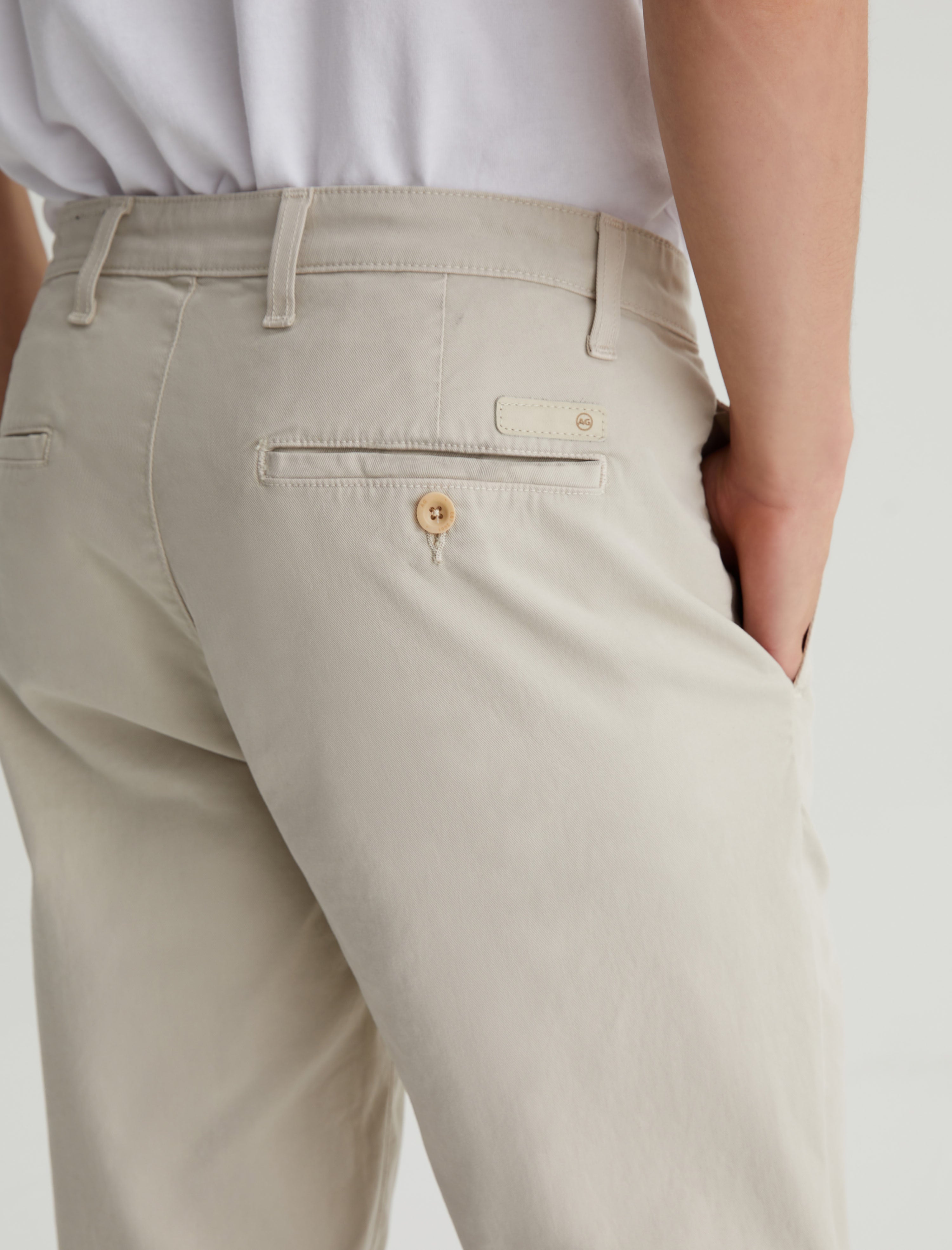 Kullen Coastal Pebble Slim Trouser Men Bottom Photo 6