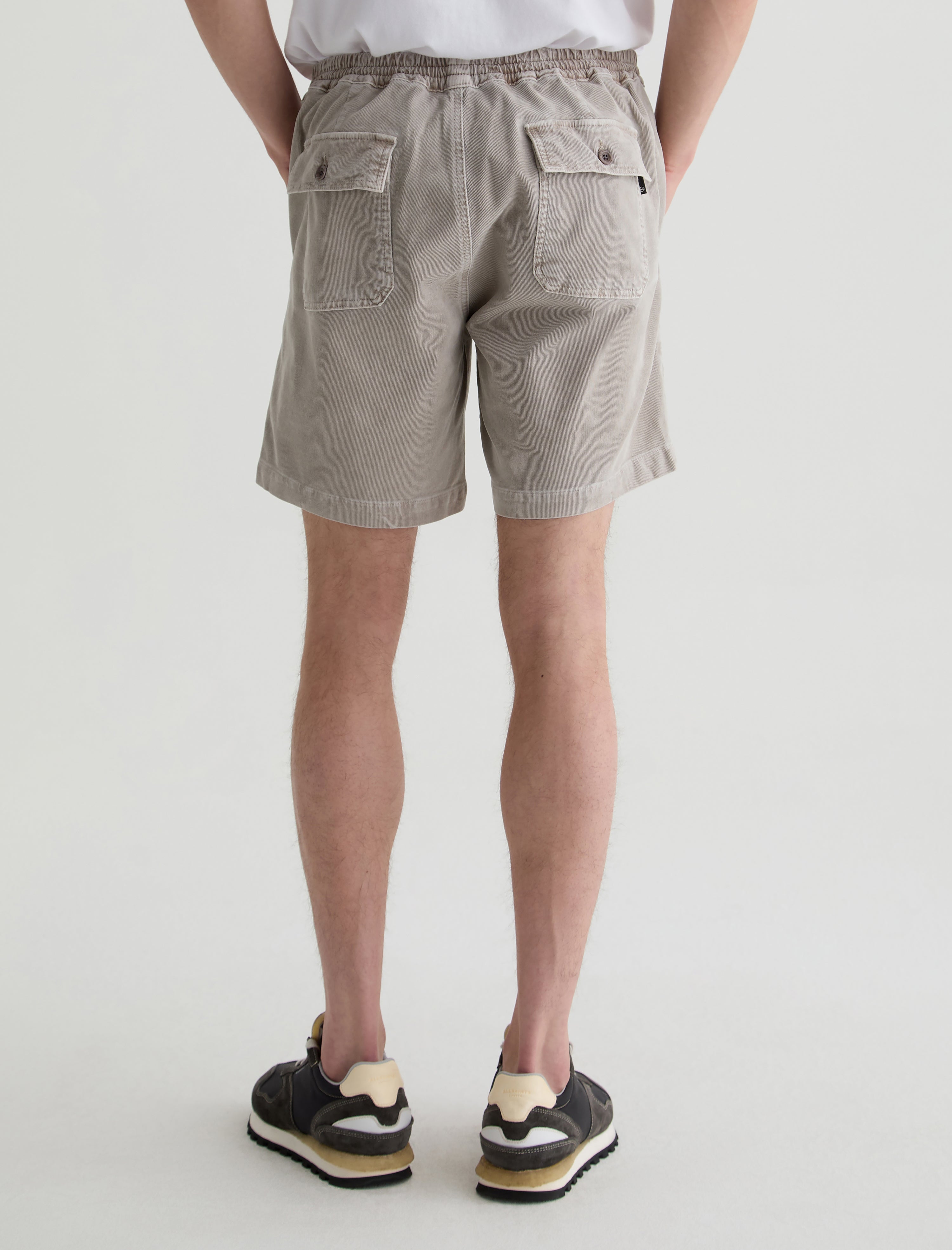 Wells Drawstring Short Sulfur Dry Dust Relaxed Fatigue Short Men Bottom Photo 7