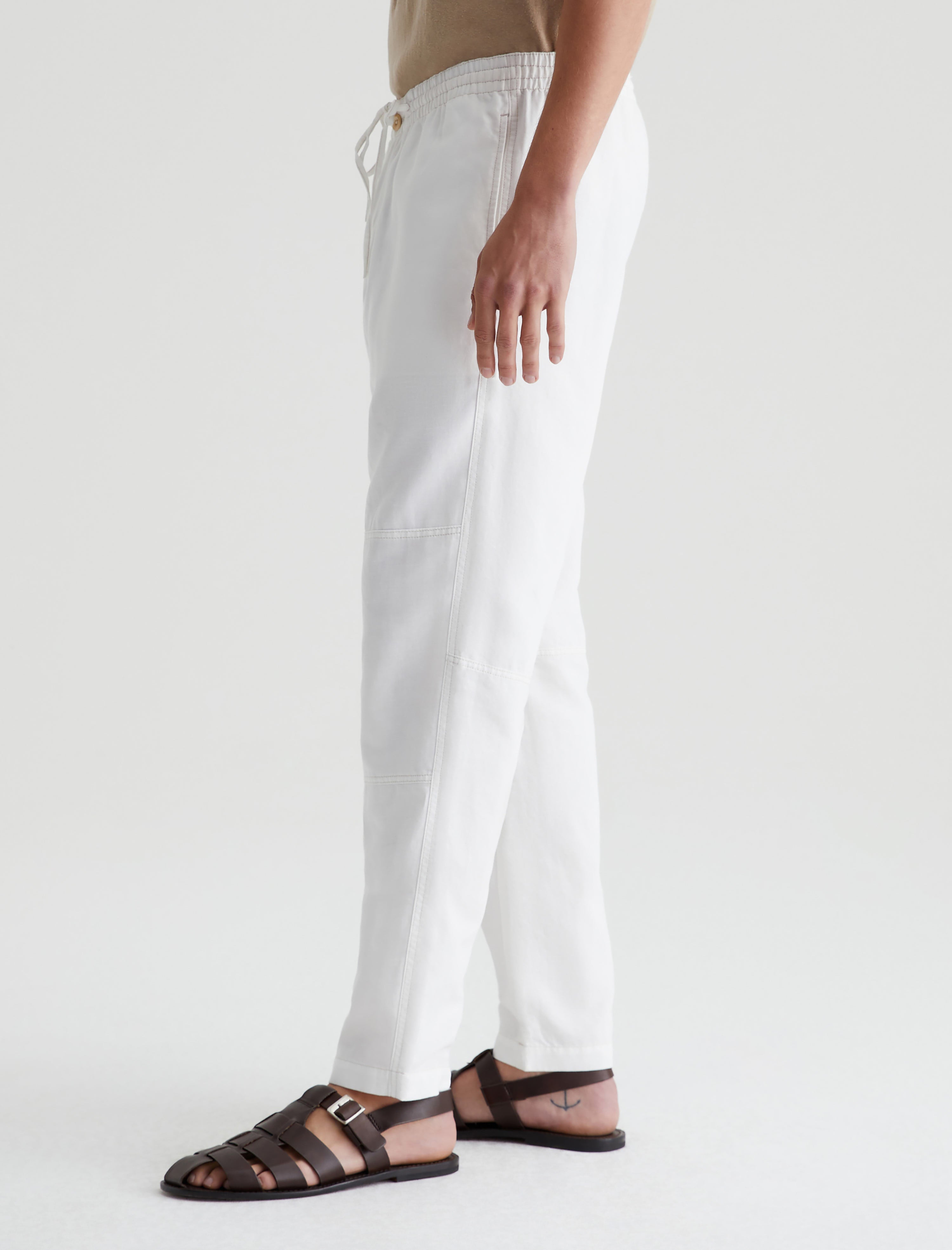 Henry Coconut Milk Relaxed Drawstring Pant Men Bottom Photo 4