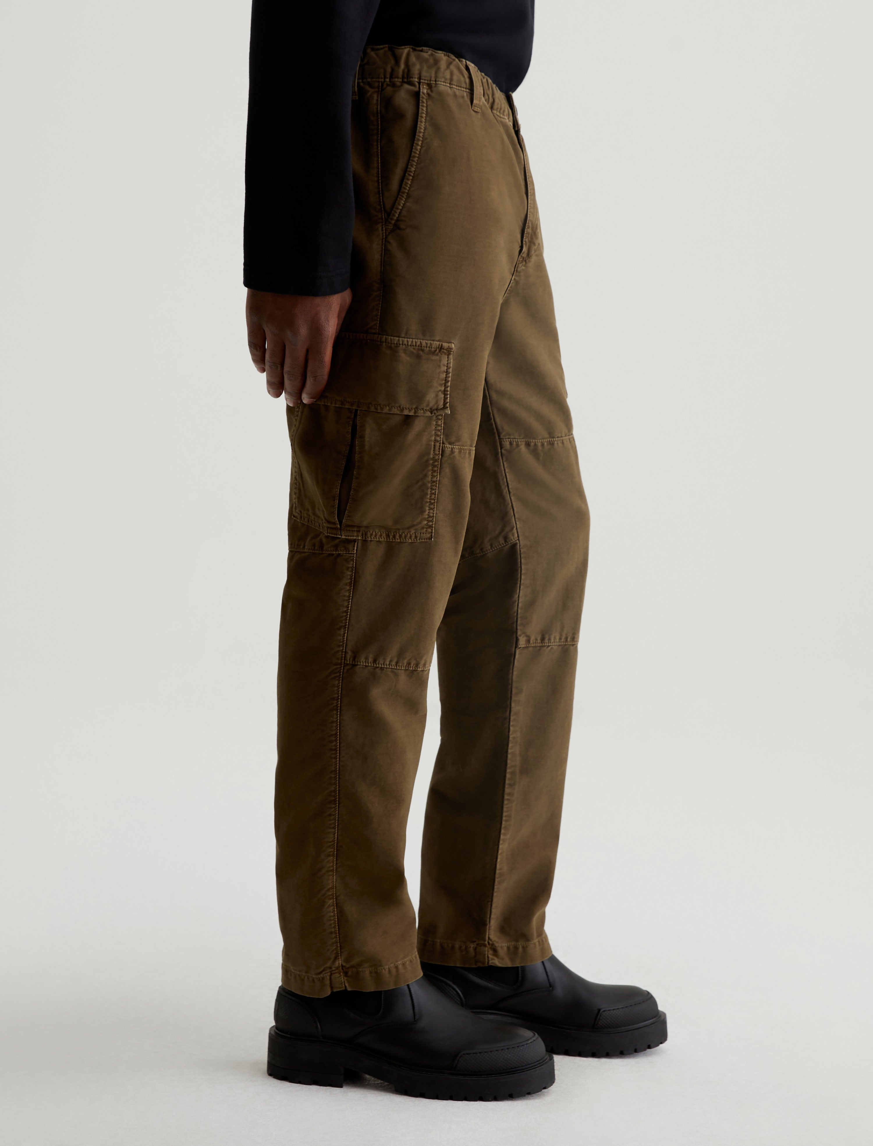 Kace 28 Cargo Sulfur Shady Moss Modern Straight Men Bottom Photo 4