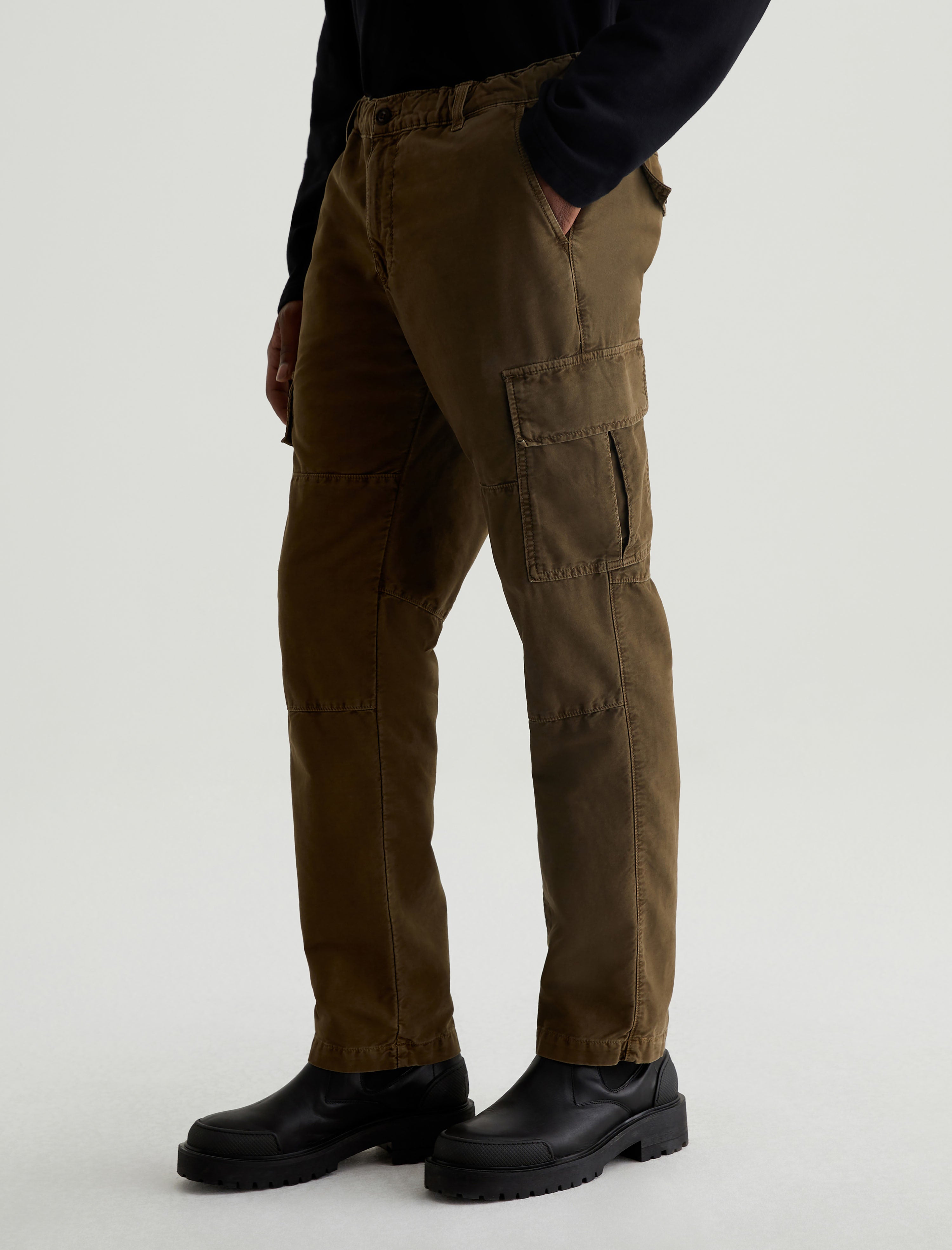 Kace 28 Cargo Sulfur Shady Moss Modern Straight Men Bottom Photo 5