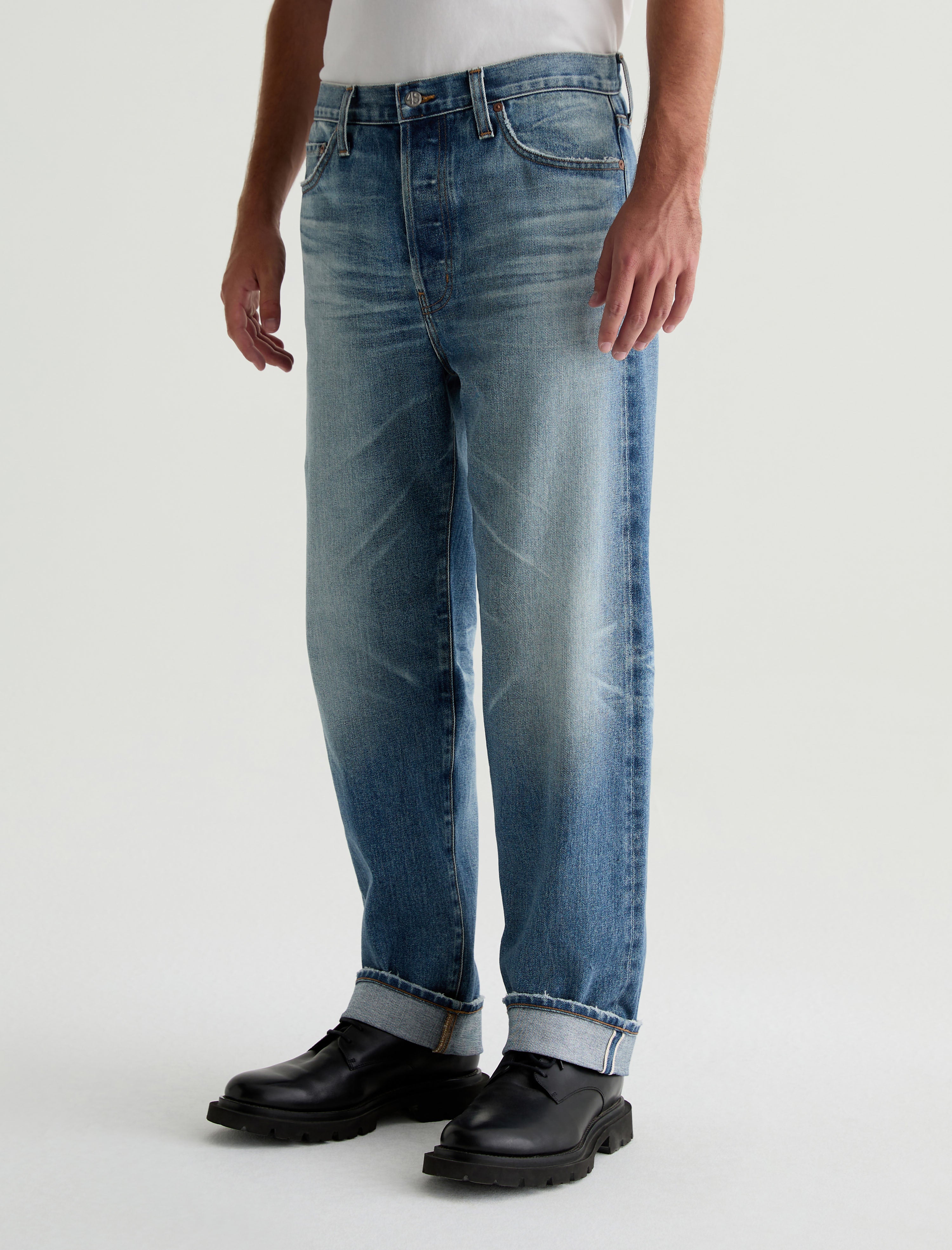 Felix Selvage 14 Years Bloomington AG-ed ™ Vintage Straight Denim Men Bottom Photo 4