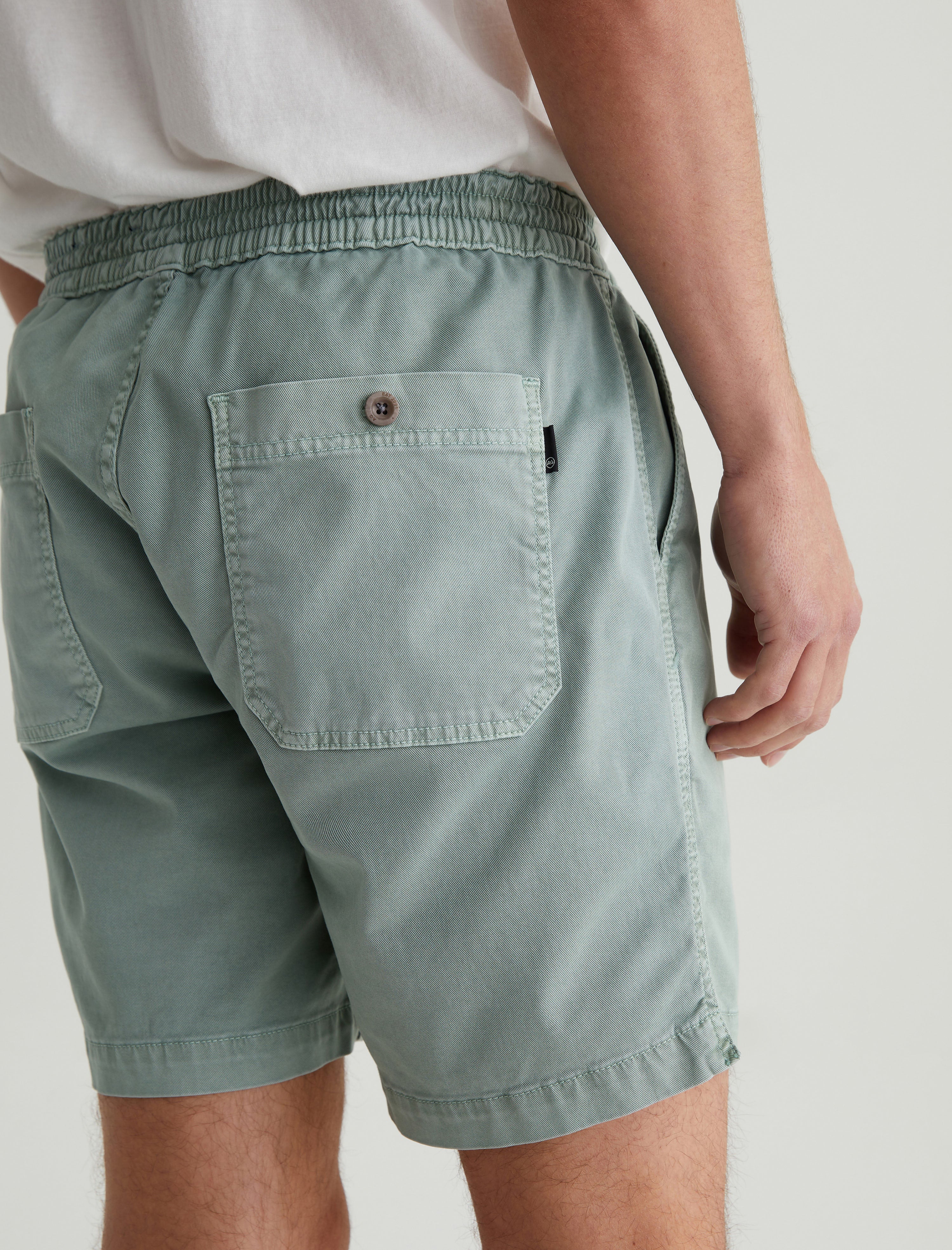 Oliver Short Sulfur Matcha Latte Relaxed Drawstring Short Men Bottom Photo 6