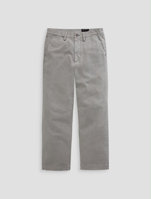 Archie Sulfur Classic Grey Straight Trouser Men Bottom Photo 9