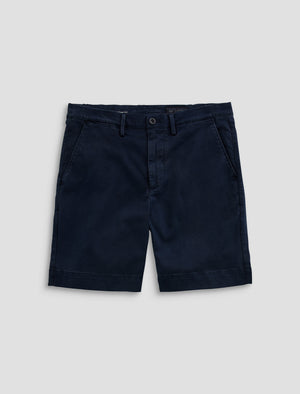 Archie Short Sulfur Modern Navy Straight Trouser Short Men Bottom Photo 9