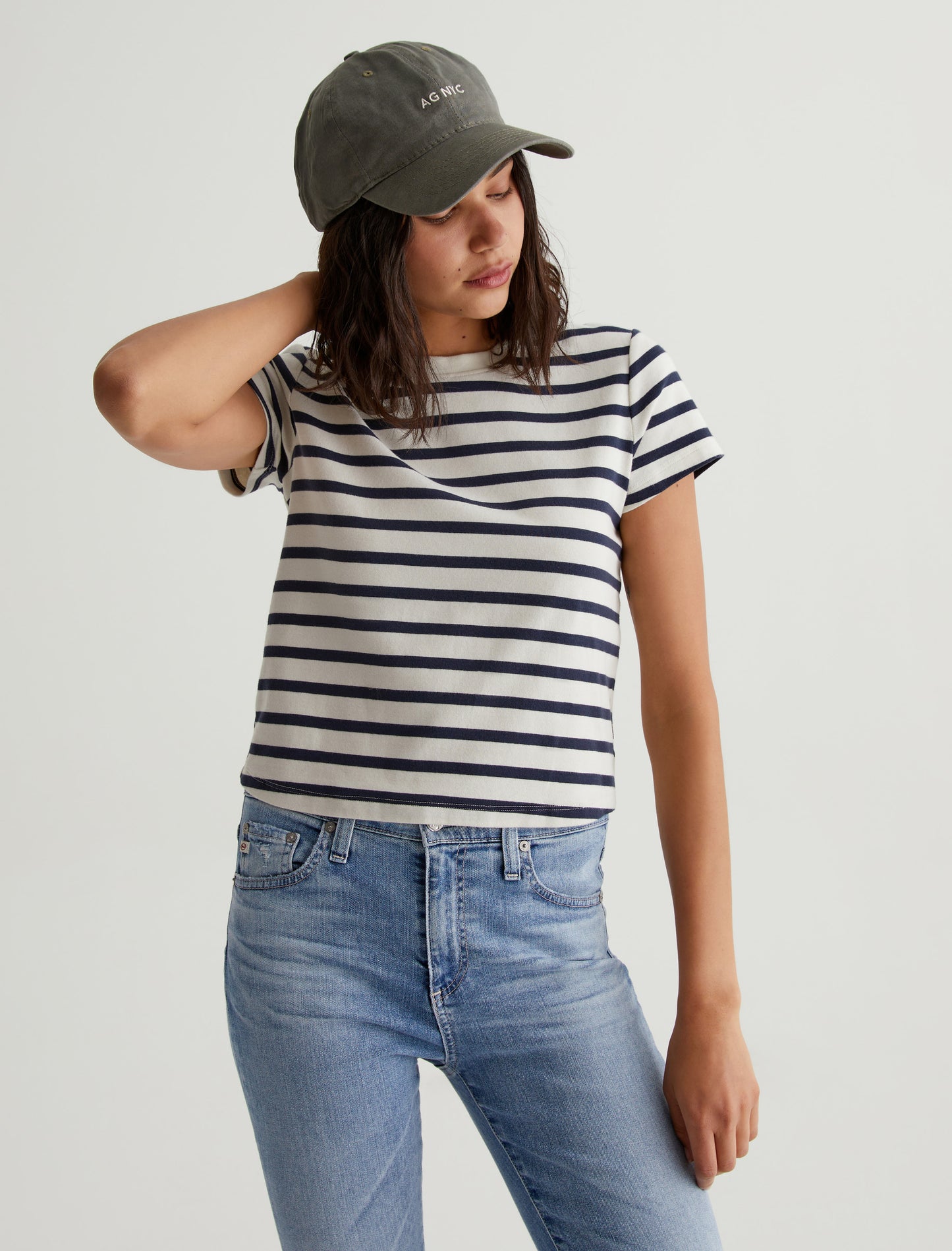 Billie Cap Ag Nyc Forest Mist Classic Cap Unisex Accessory Photo 1