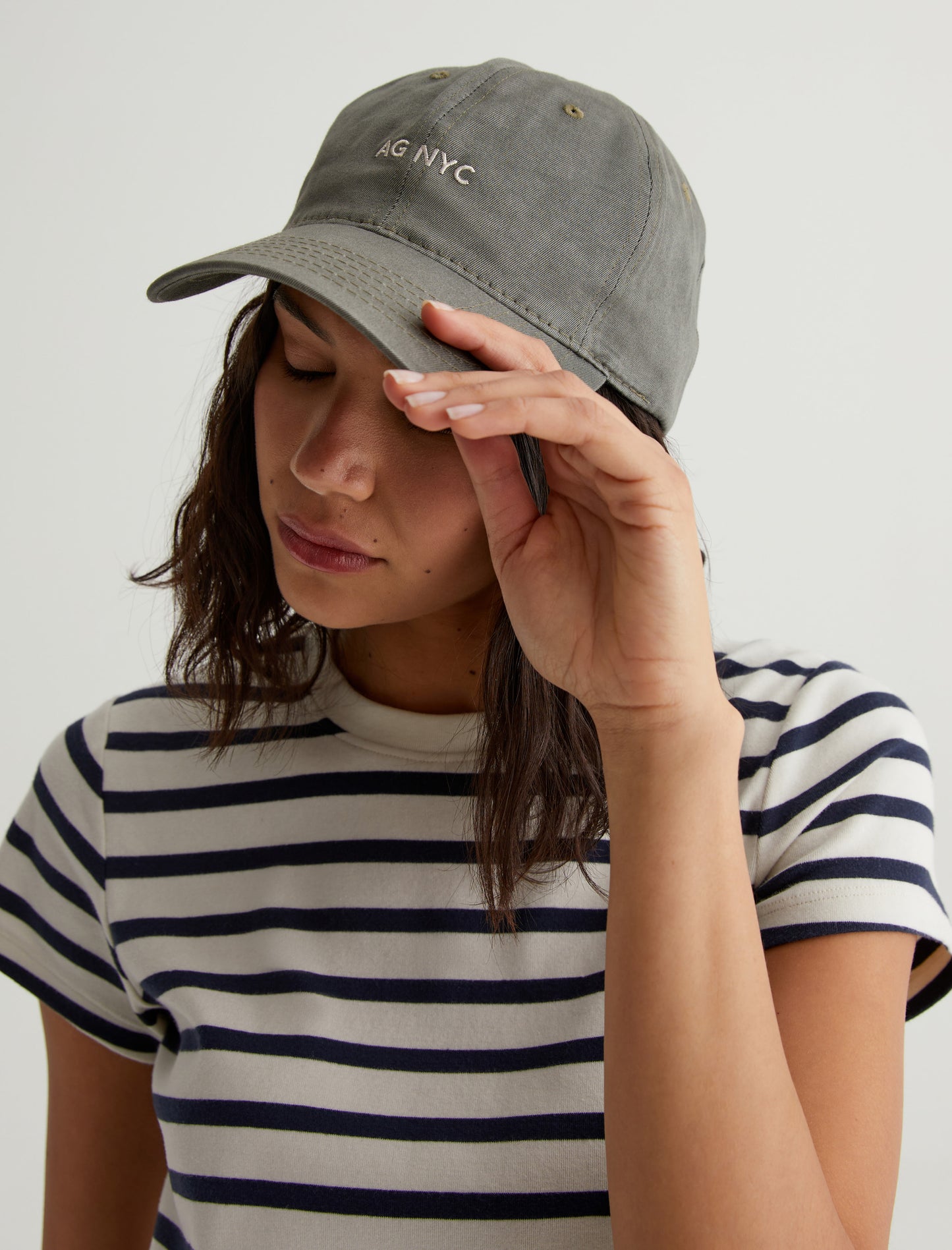 Billie Cap Ag Nyc Forest Mist Classic Cap Unisex Accessory Photo 4