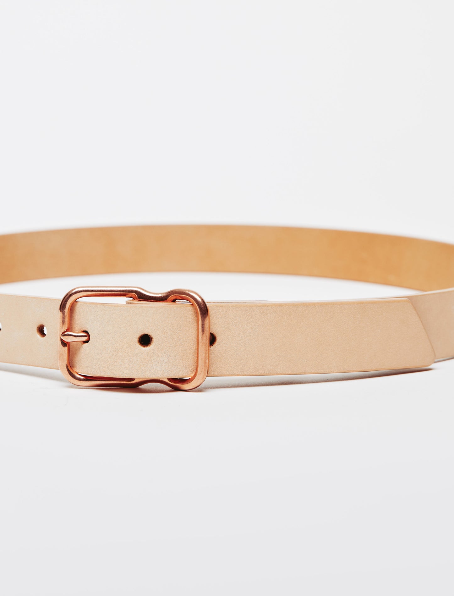 Noah Natural/Copper Leather Belt Mens Accessory Photo 1