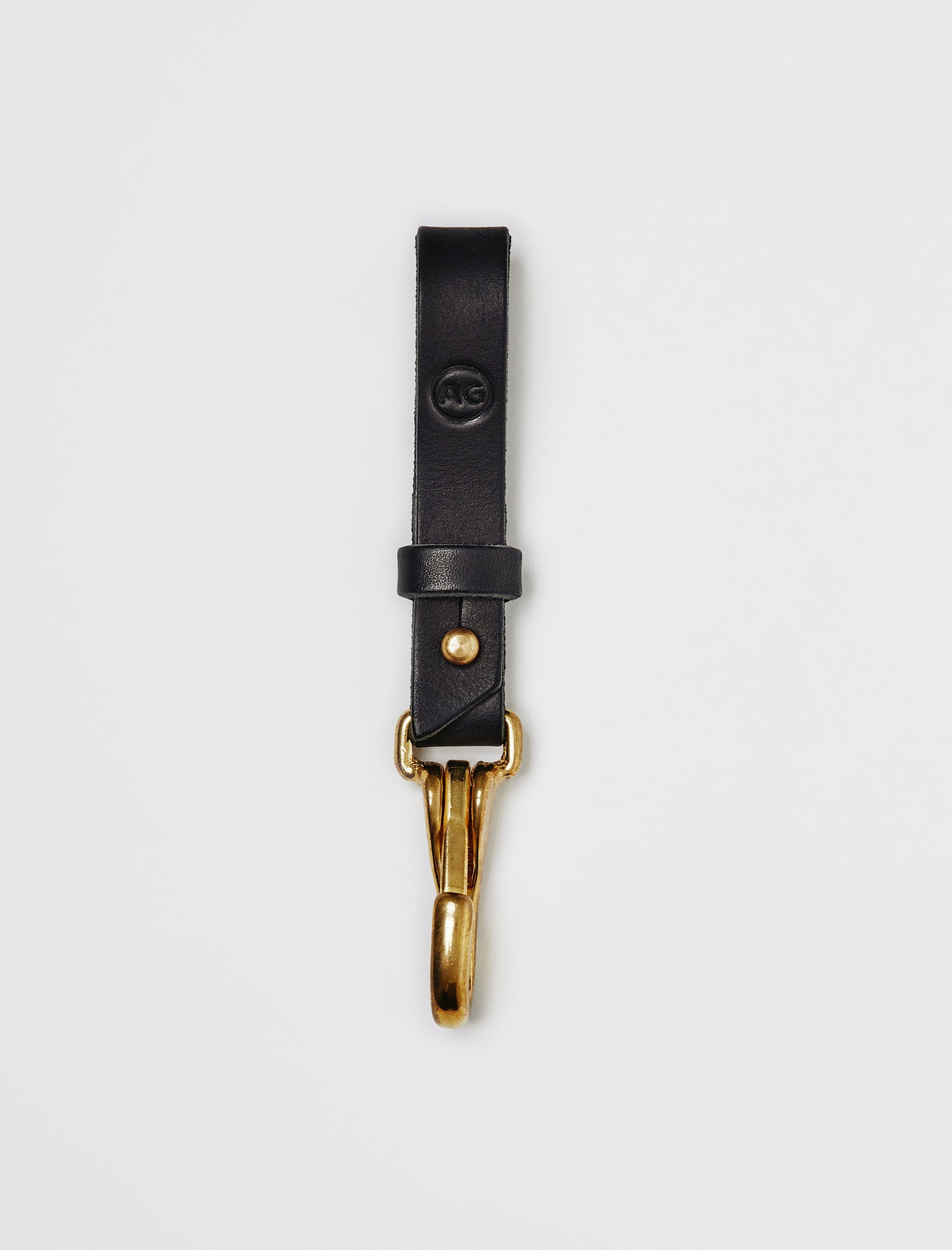 Ag Keychain Black/Brass Keychain Unisex Accessory Photo 1