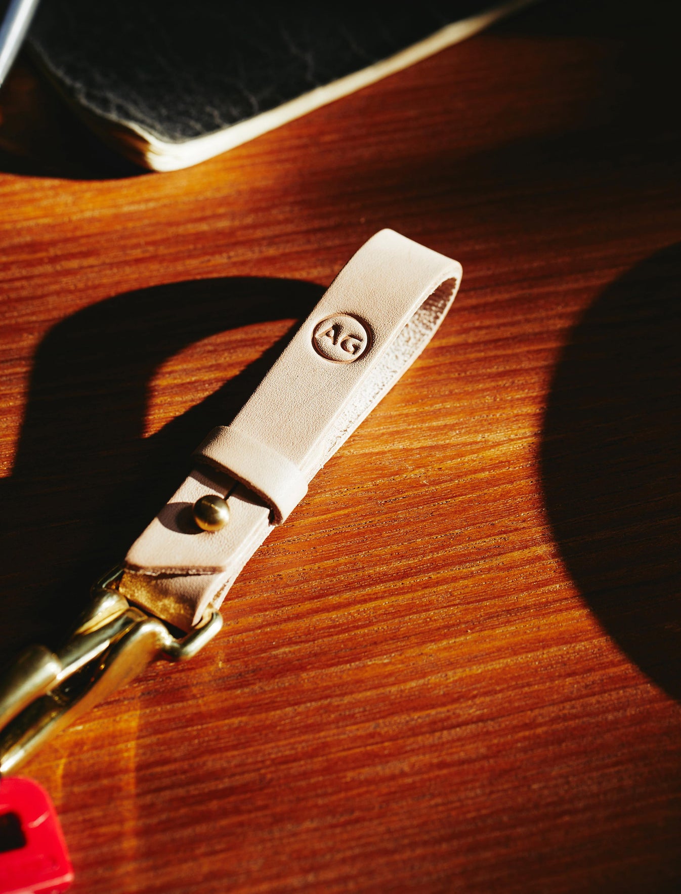 Ag Keychain Natural/Brass Keychain Unisex Accessory Photo 2