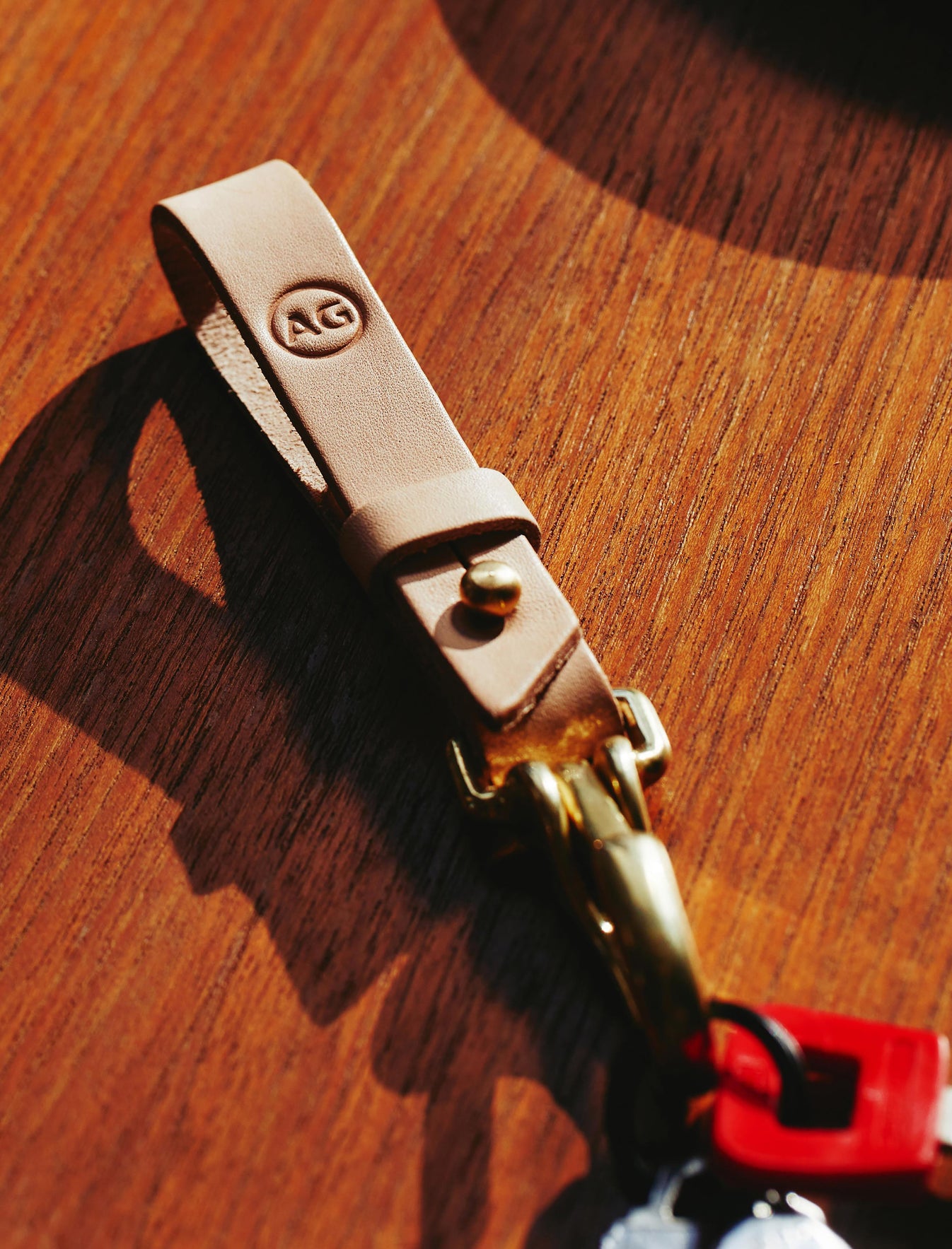 Ag Keychain Natural/Brass Keychain Unisex Accessory Photo 4