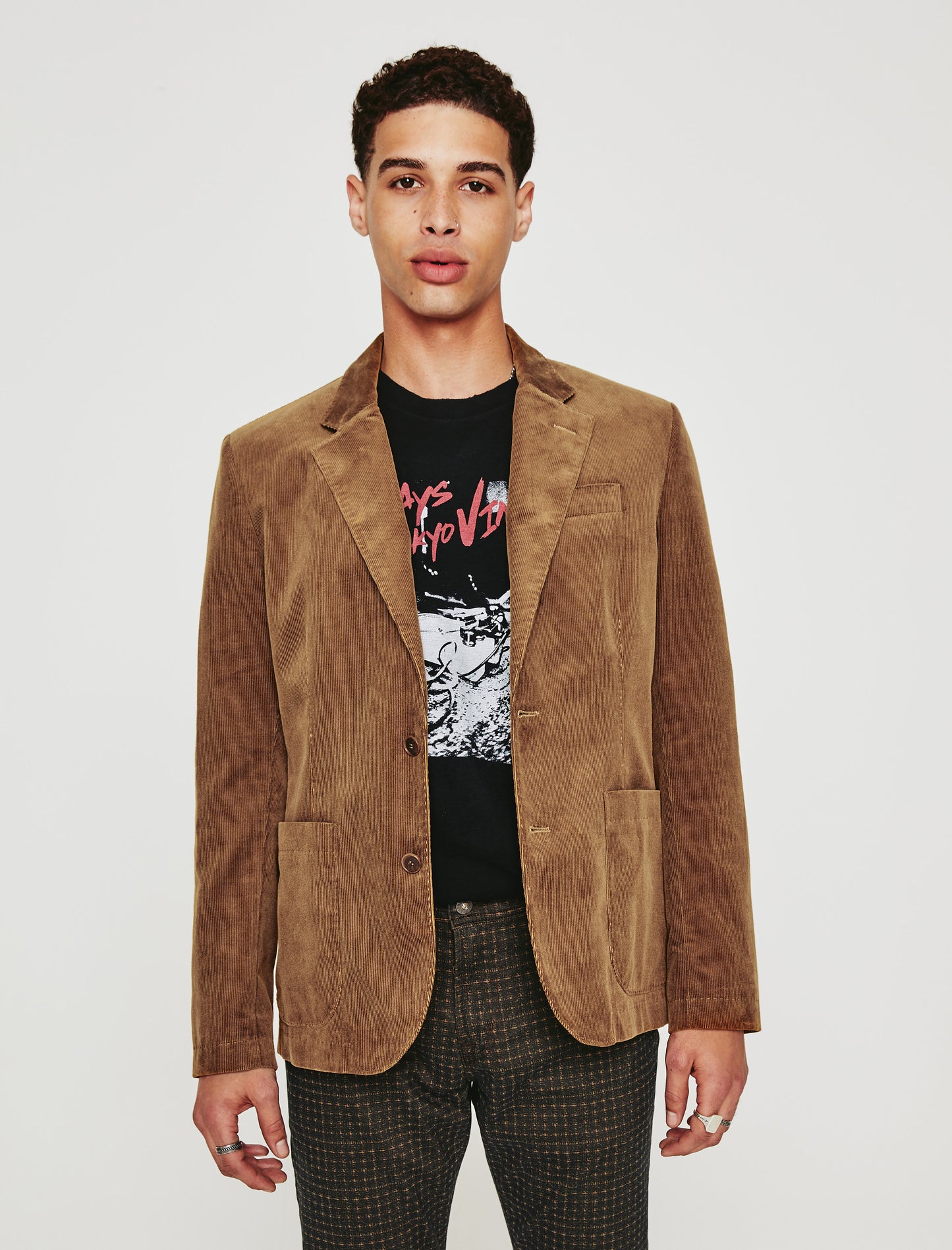 Locke Blazer Roasted Seed Made in Italy Men Top Photo 1